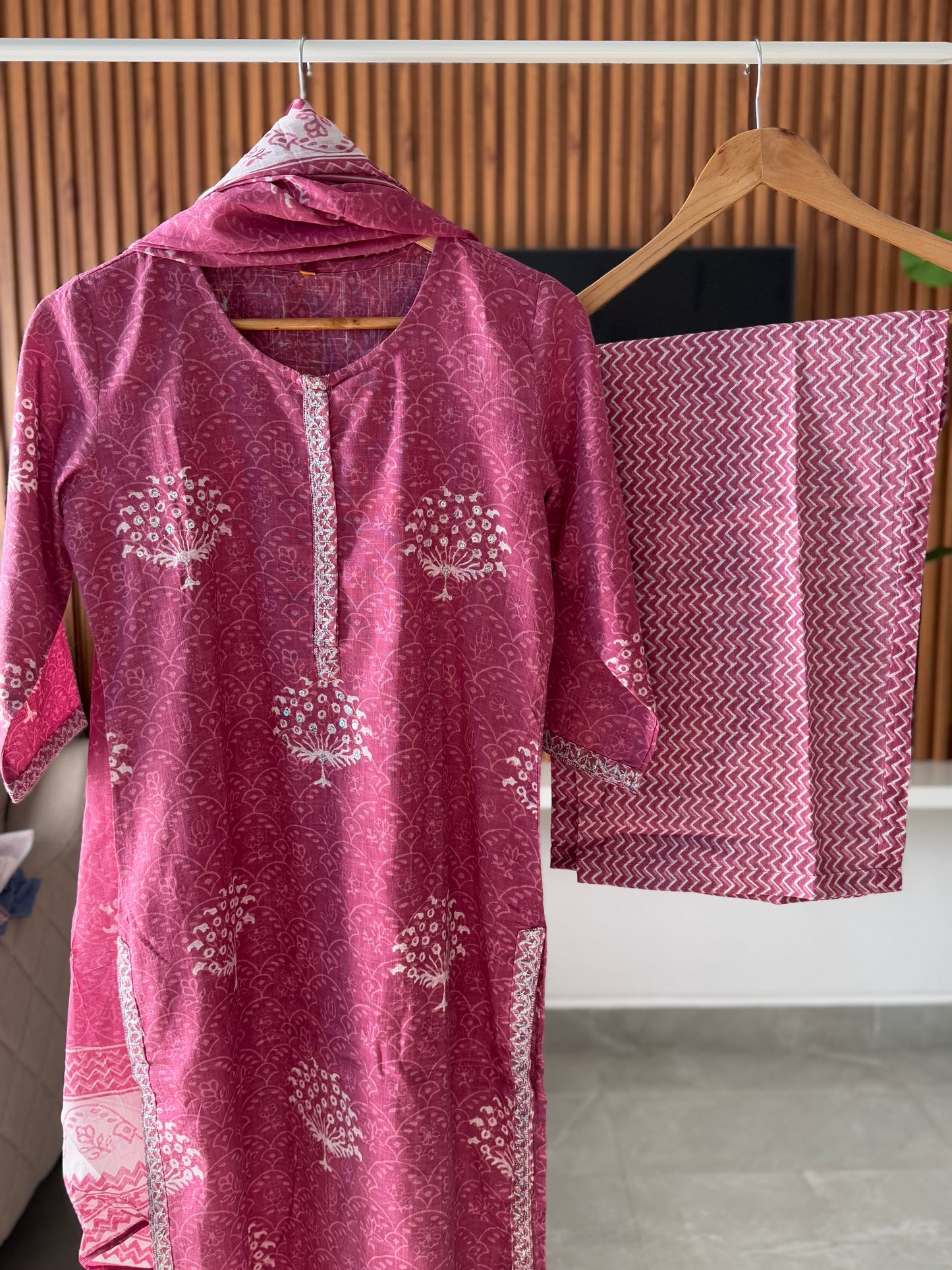 Ria cotton suit set