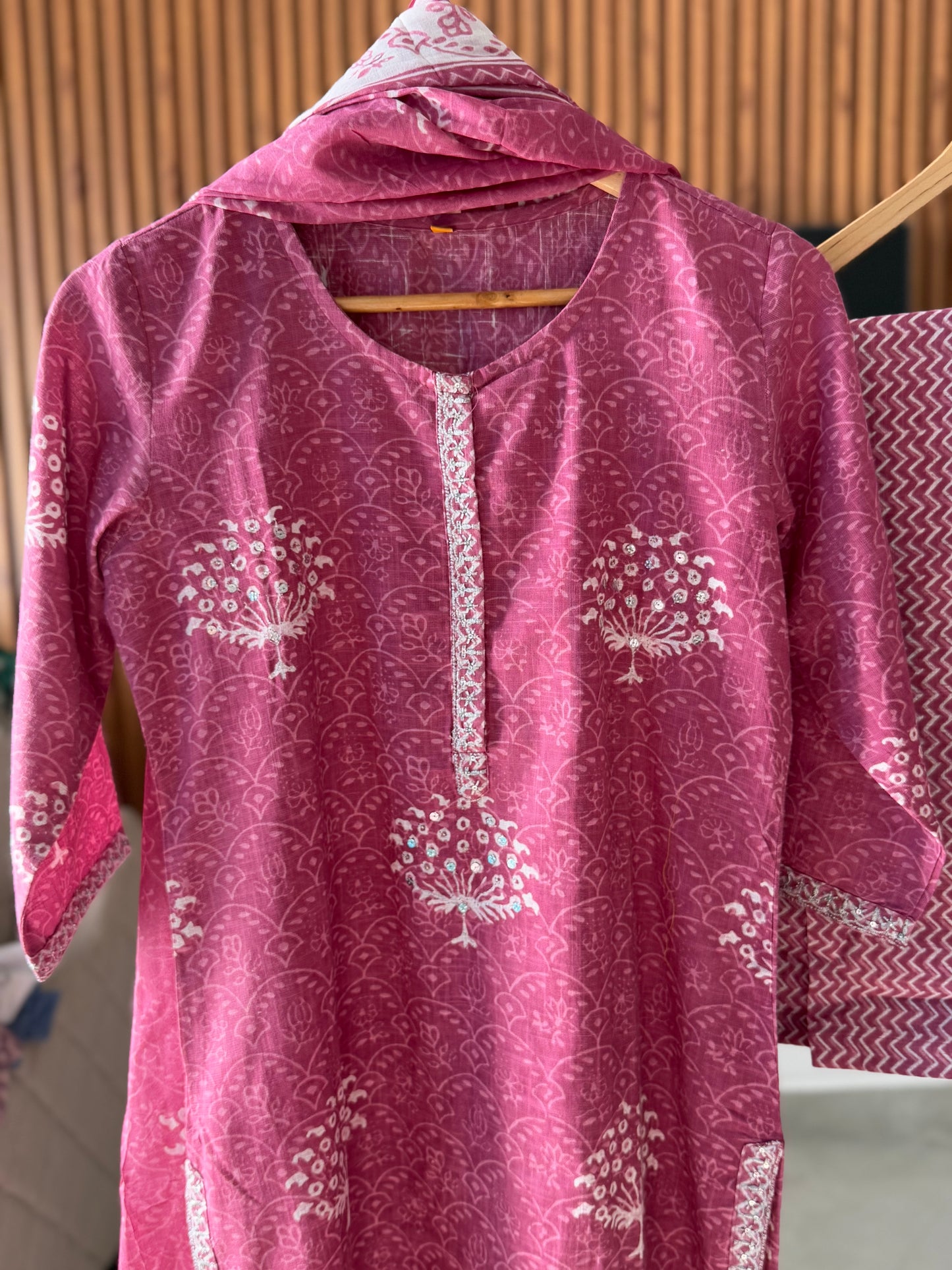 Ria cotton suit set
