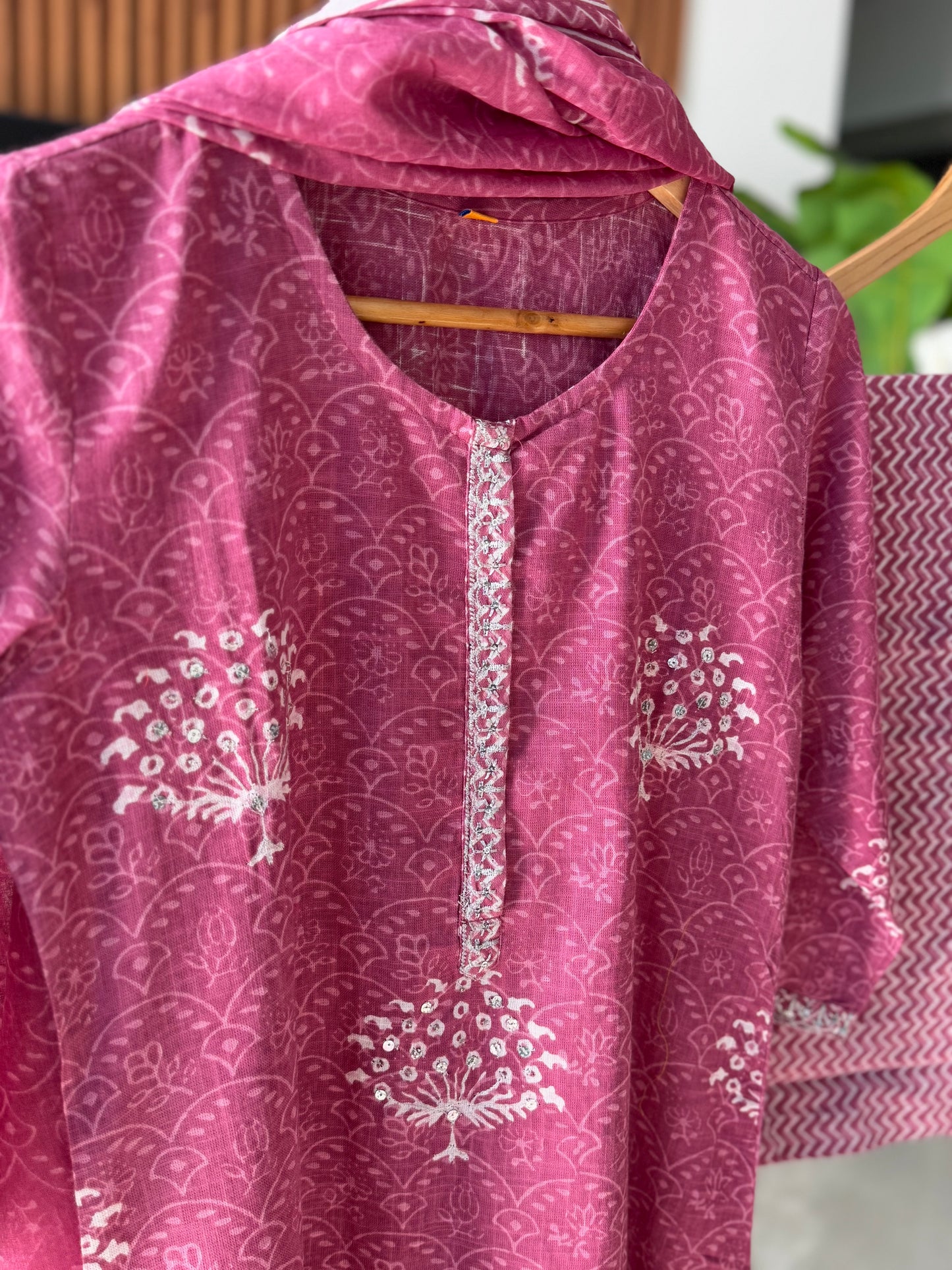 Ria cotton suit set