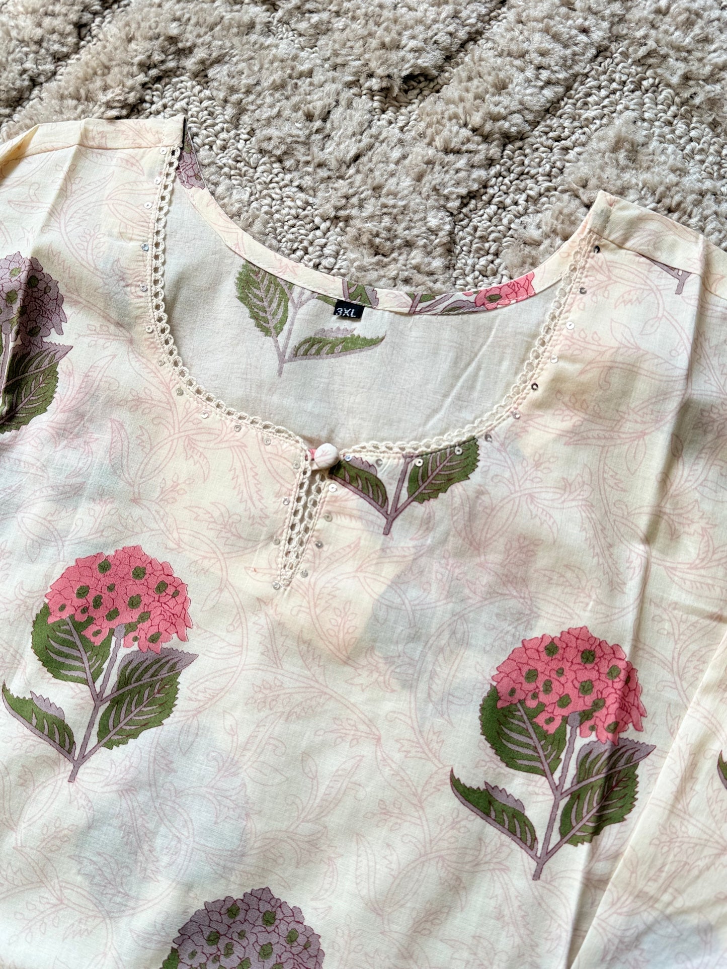 Amara cotton kurti (plus sizes)