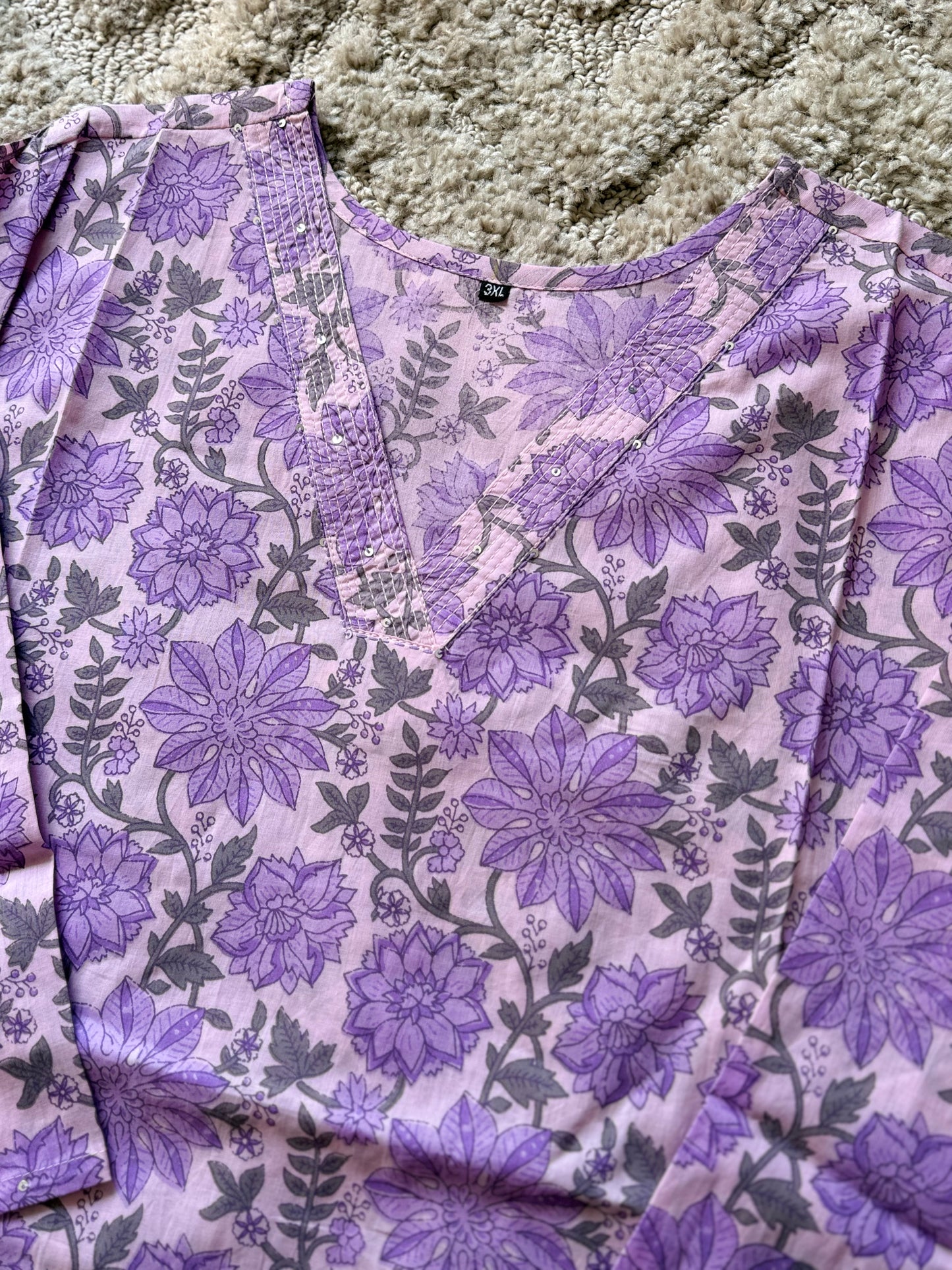 Amara cotton kurti (plus sizes)