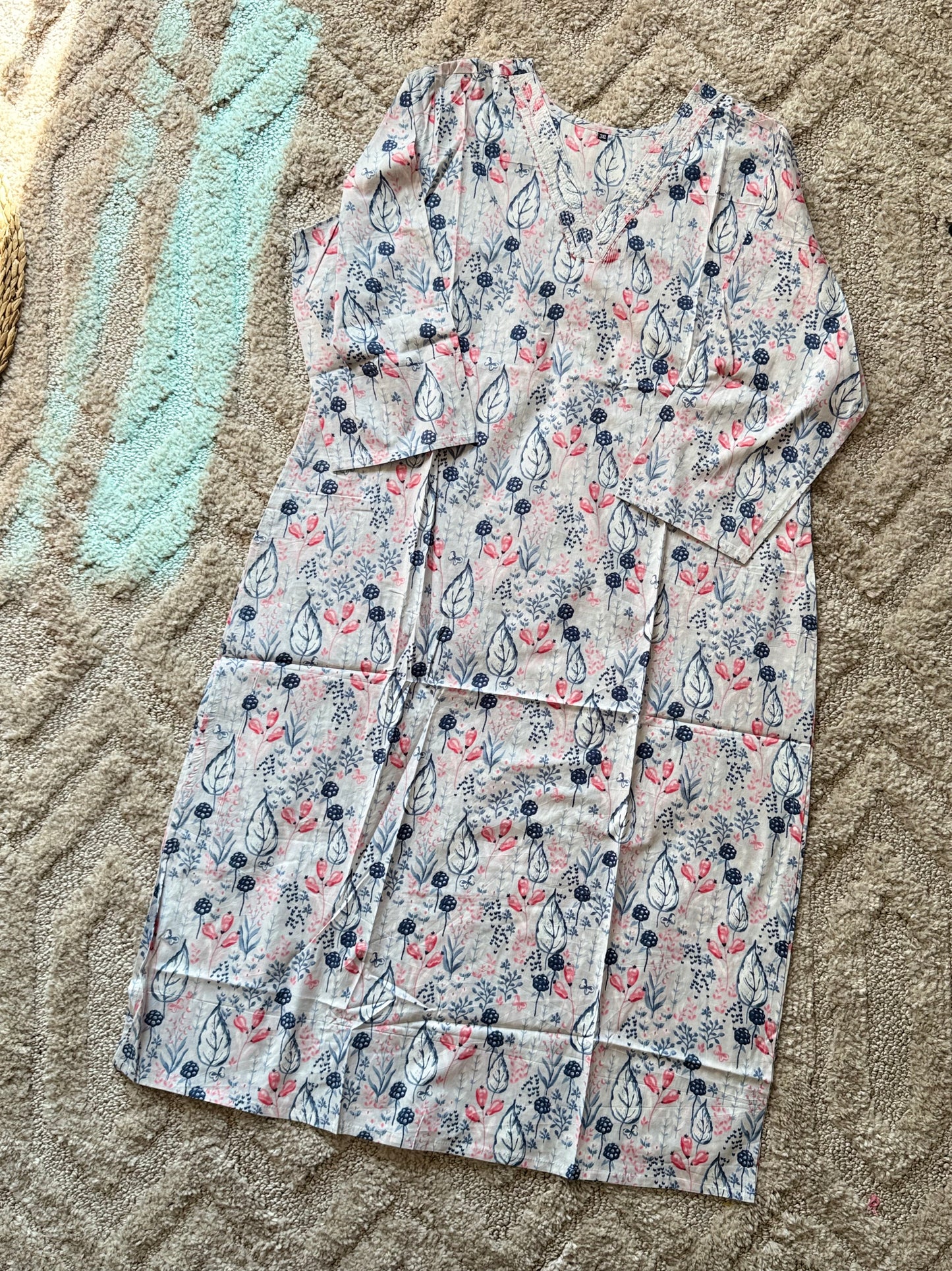 Amara cotton kurti (plus sizes)