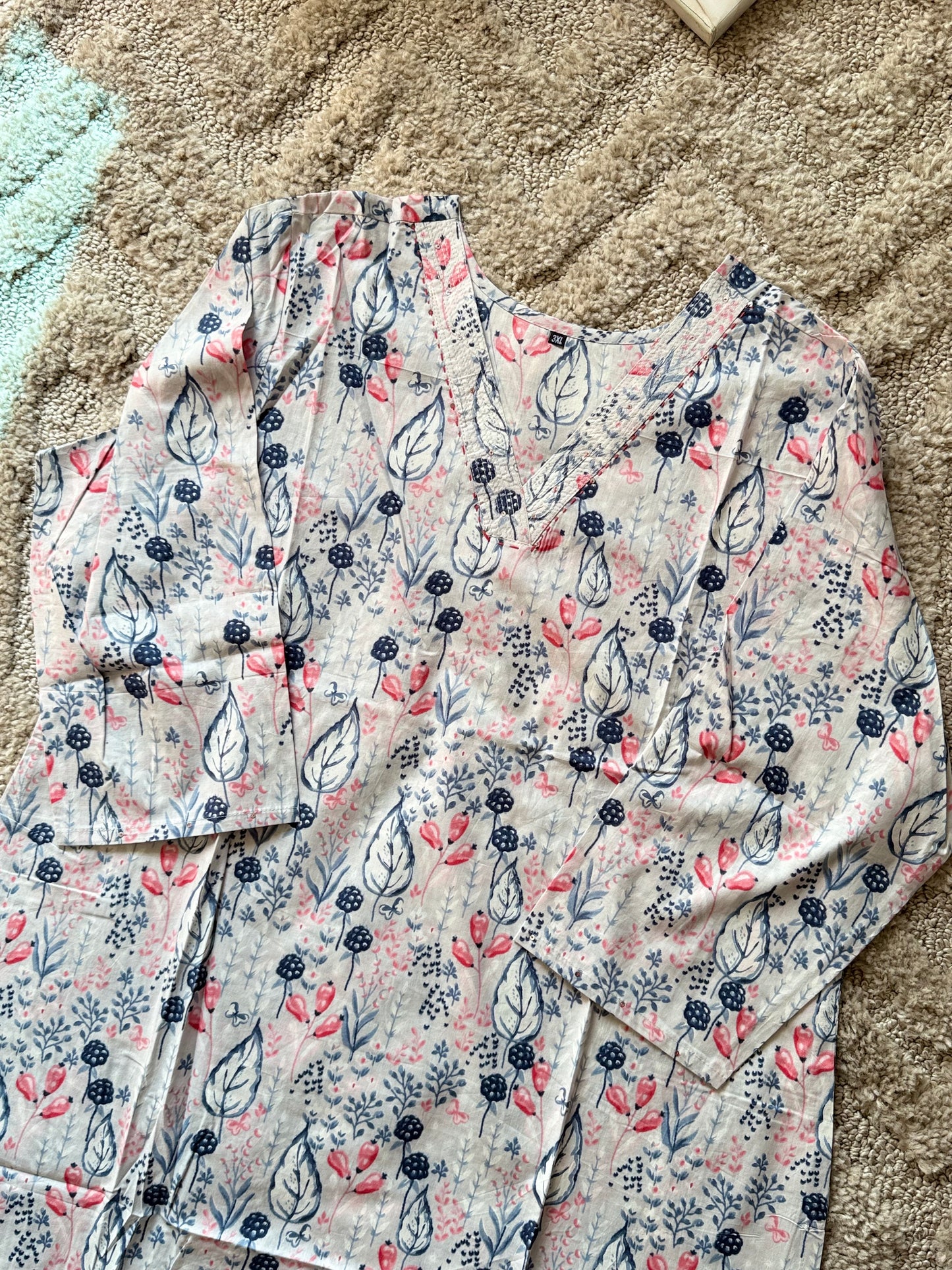 Amara cotton kurti (plus sizes)