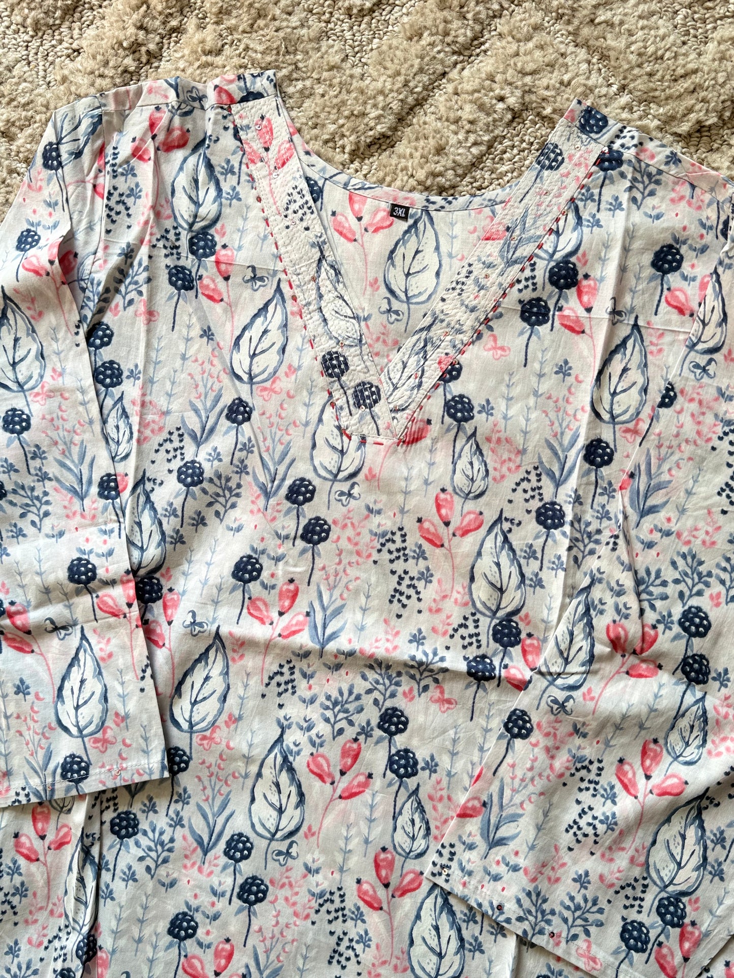 Amara cotton kurti (plus sizes)