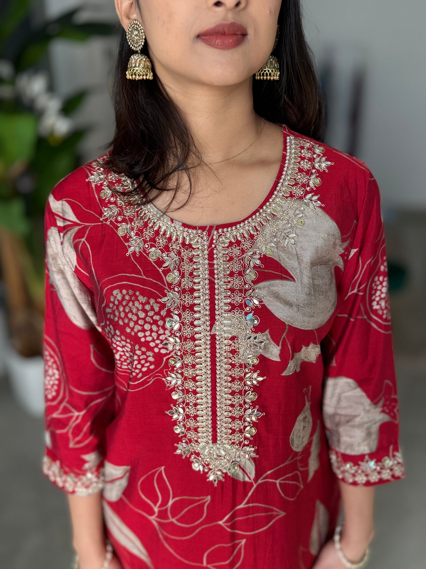 Saanvi Muslin pant set