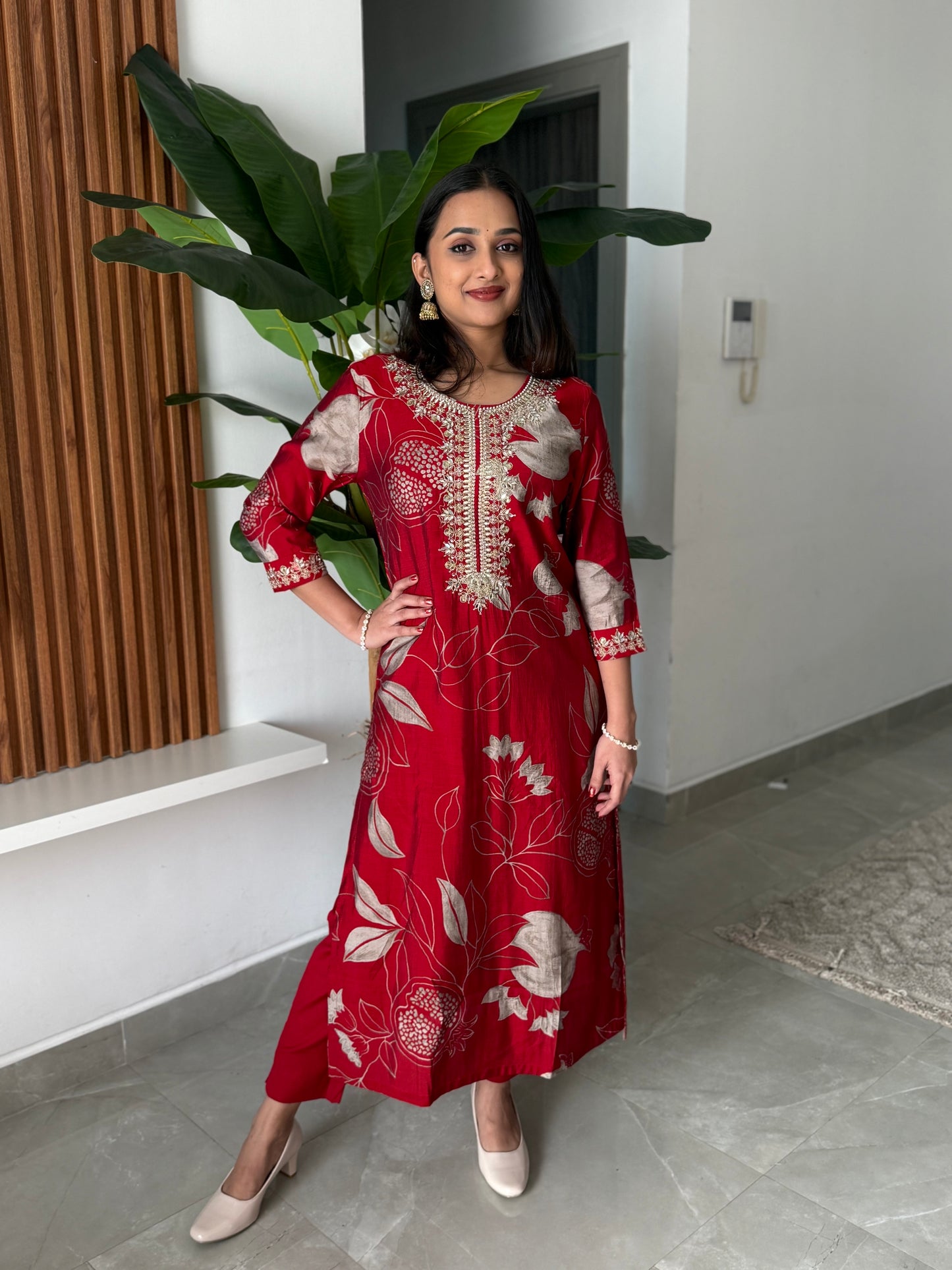 Saanvi Muslin pant set