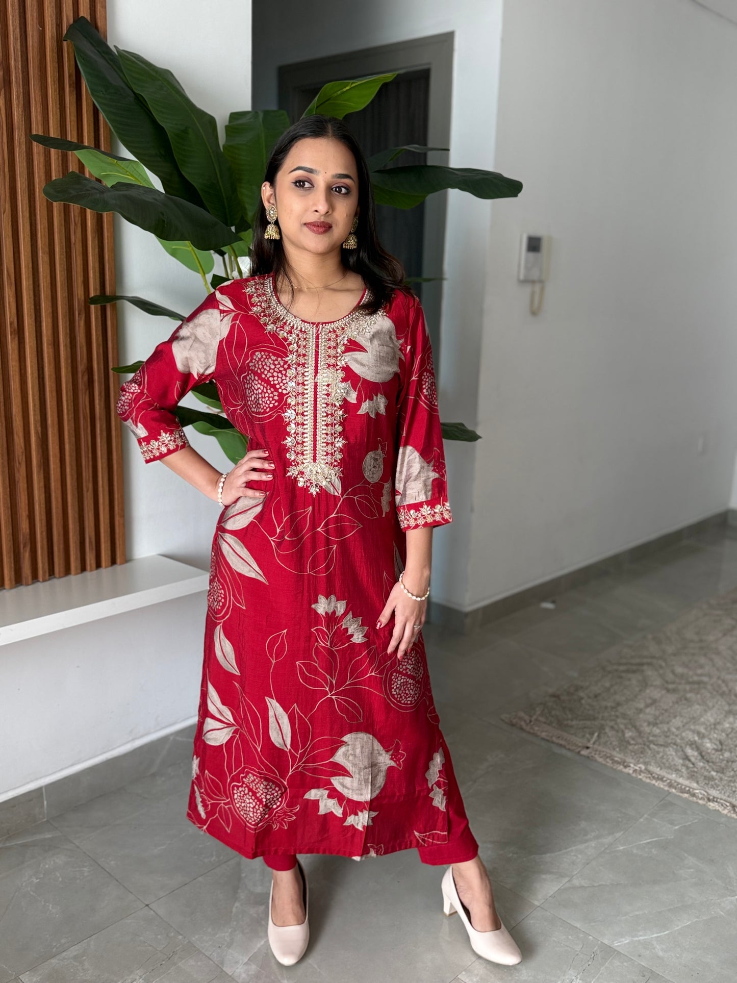 Saanvi Muslin pant set