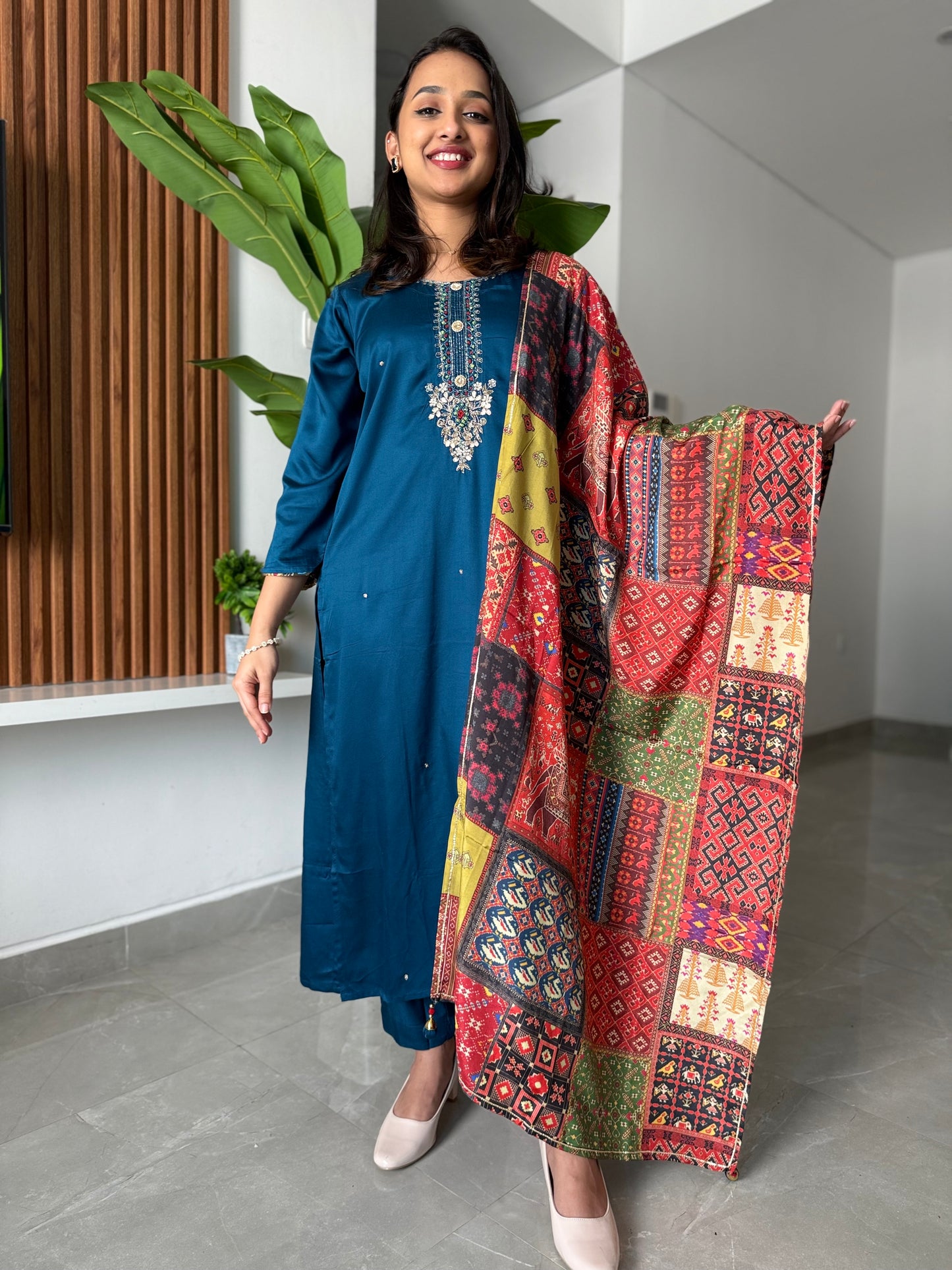 Zoya Gajji silk suit