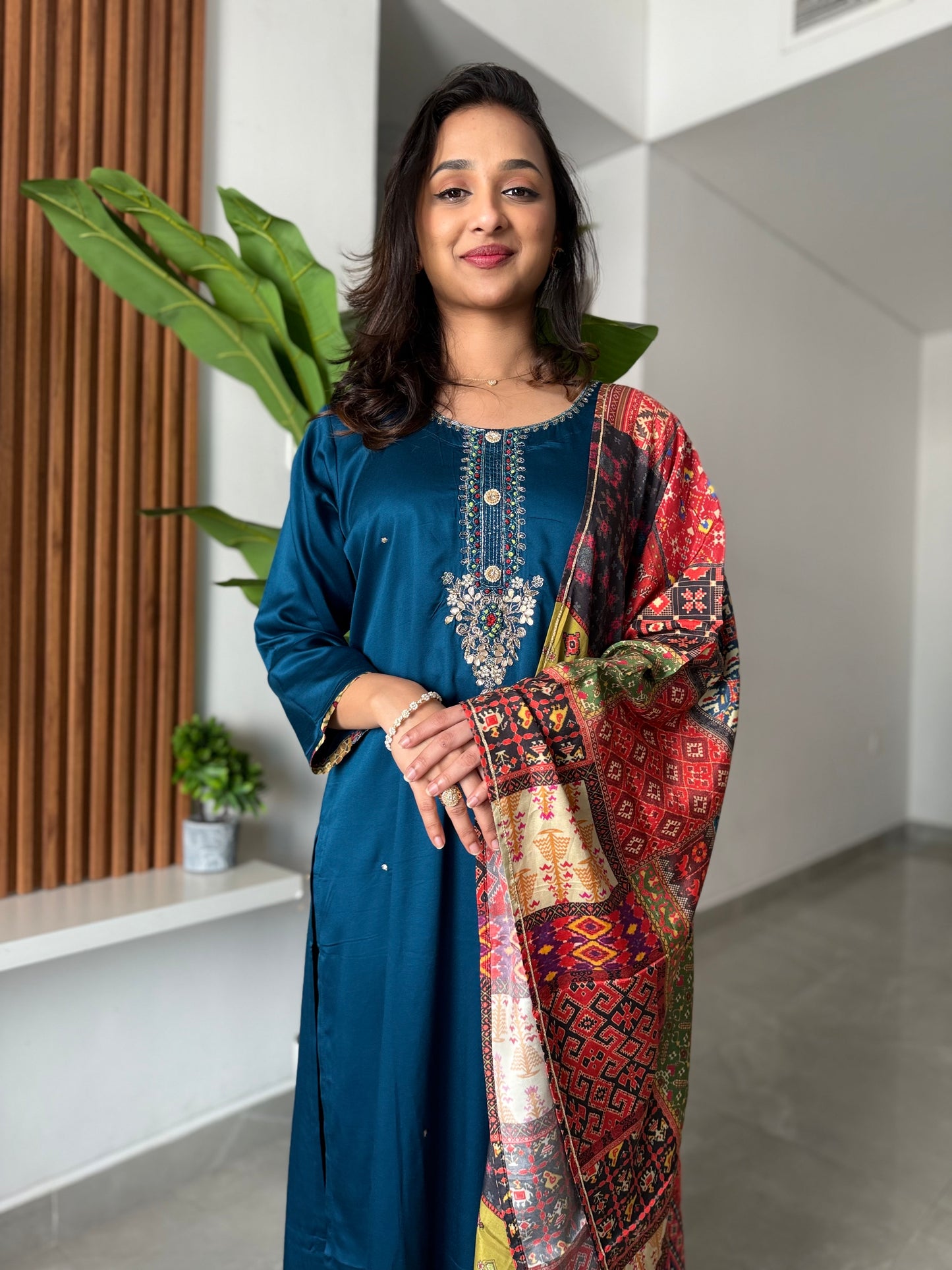 Zoya Gajji silk suit