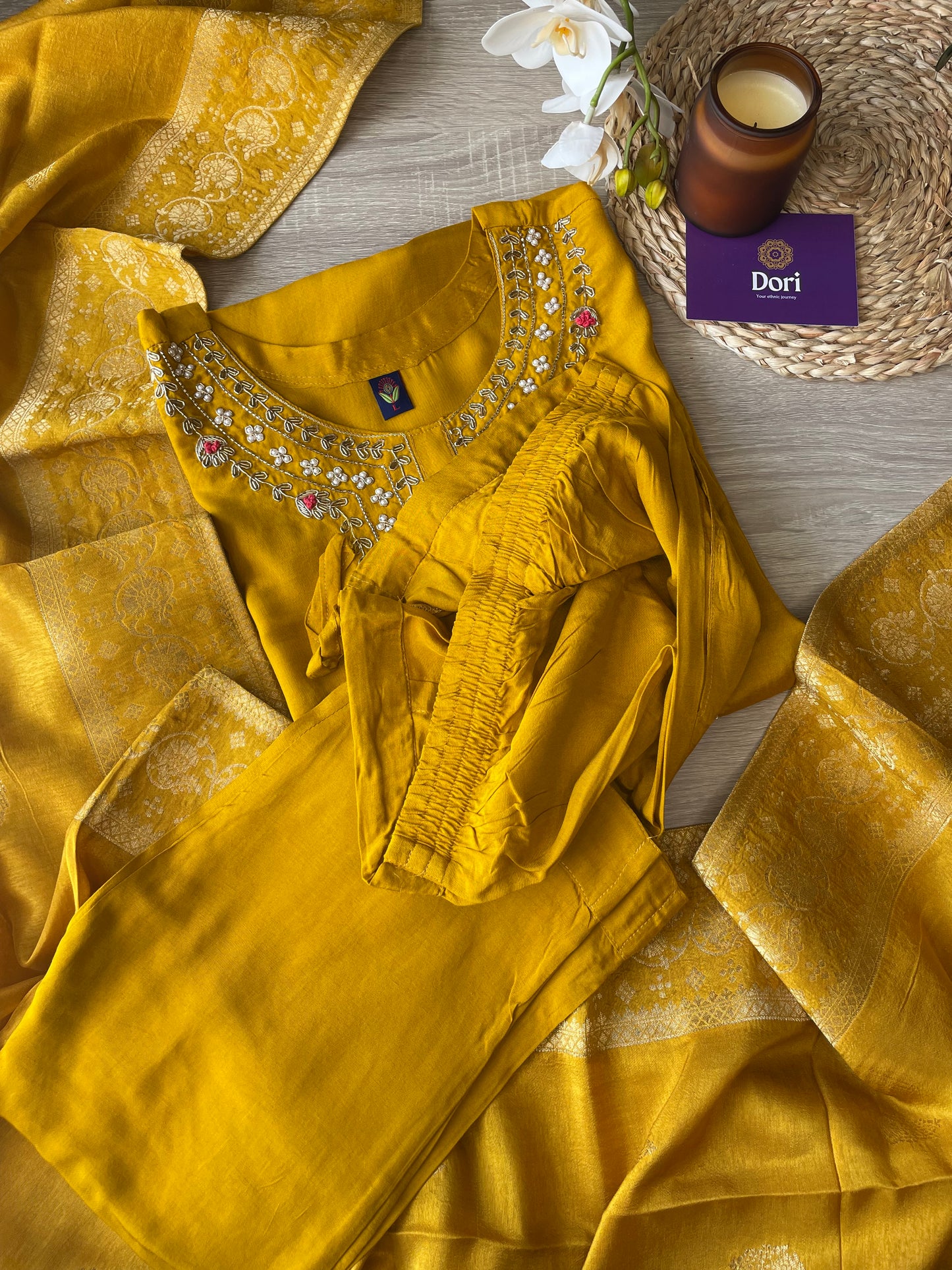 Silk suit set