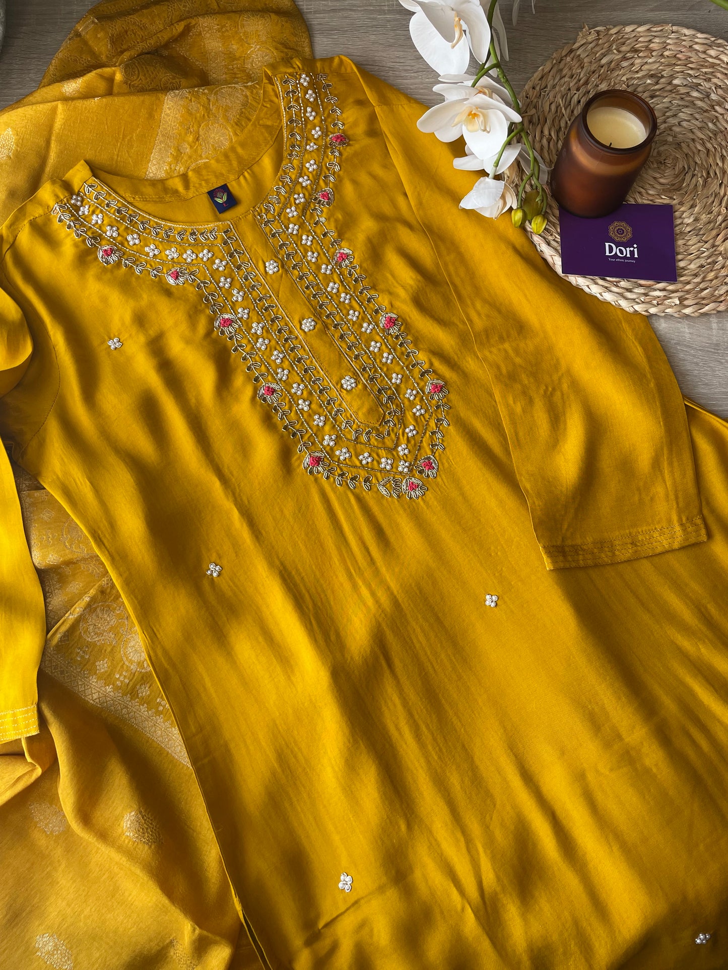 Silk suit set