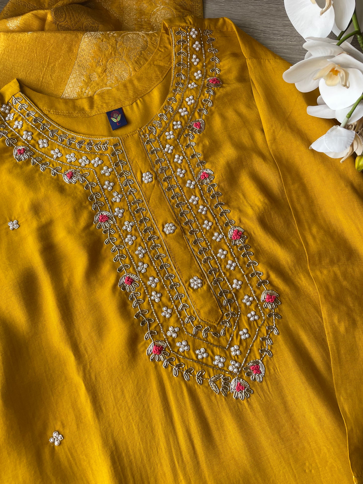 Silk suit set