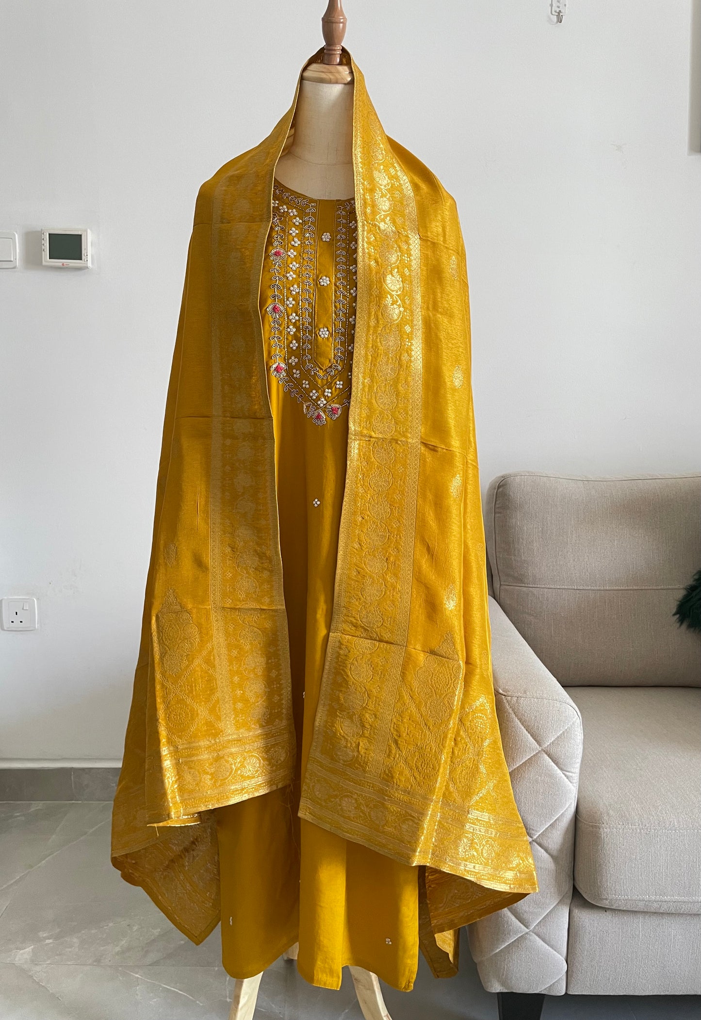 Silk suit set