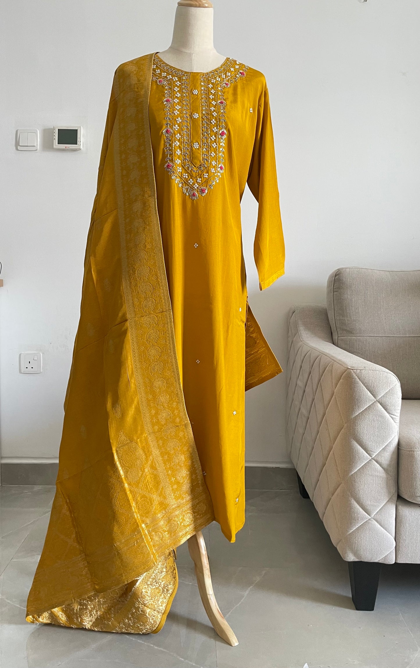 Silk suit set