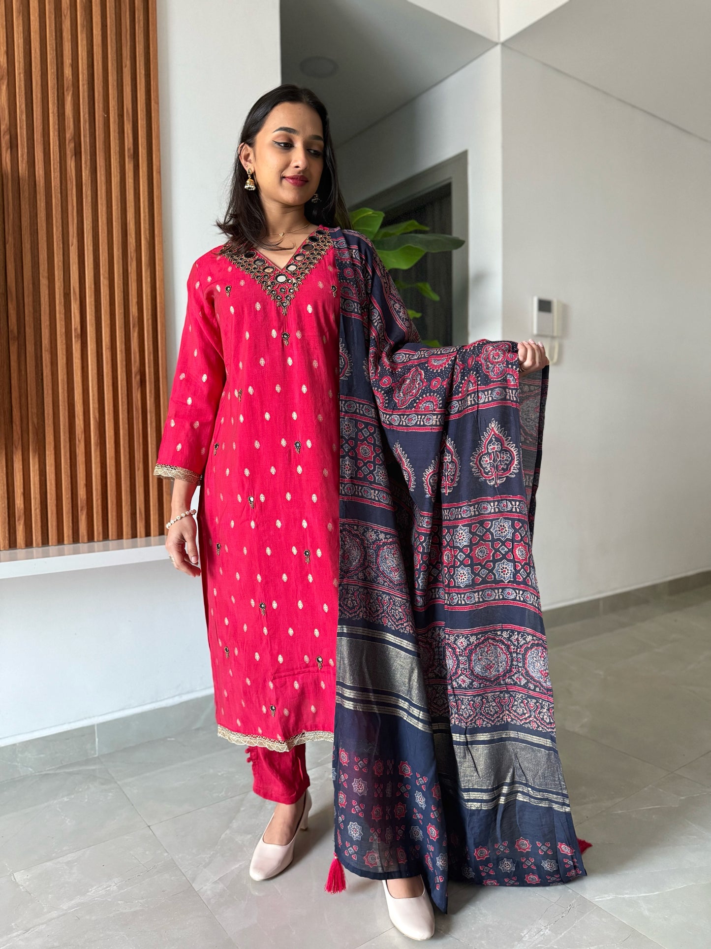 Hazel muslin suit