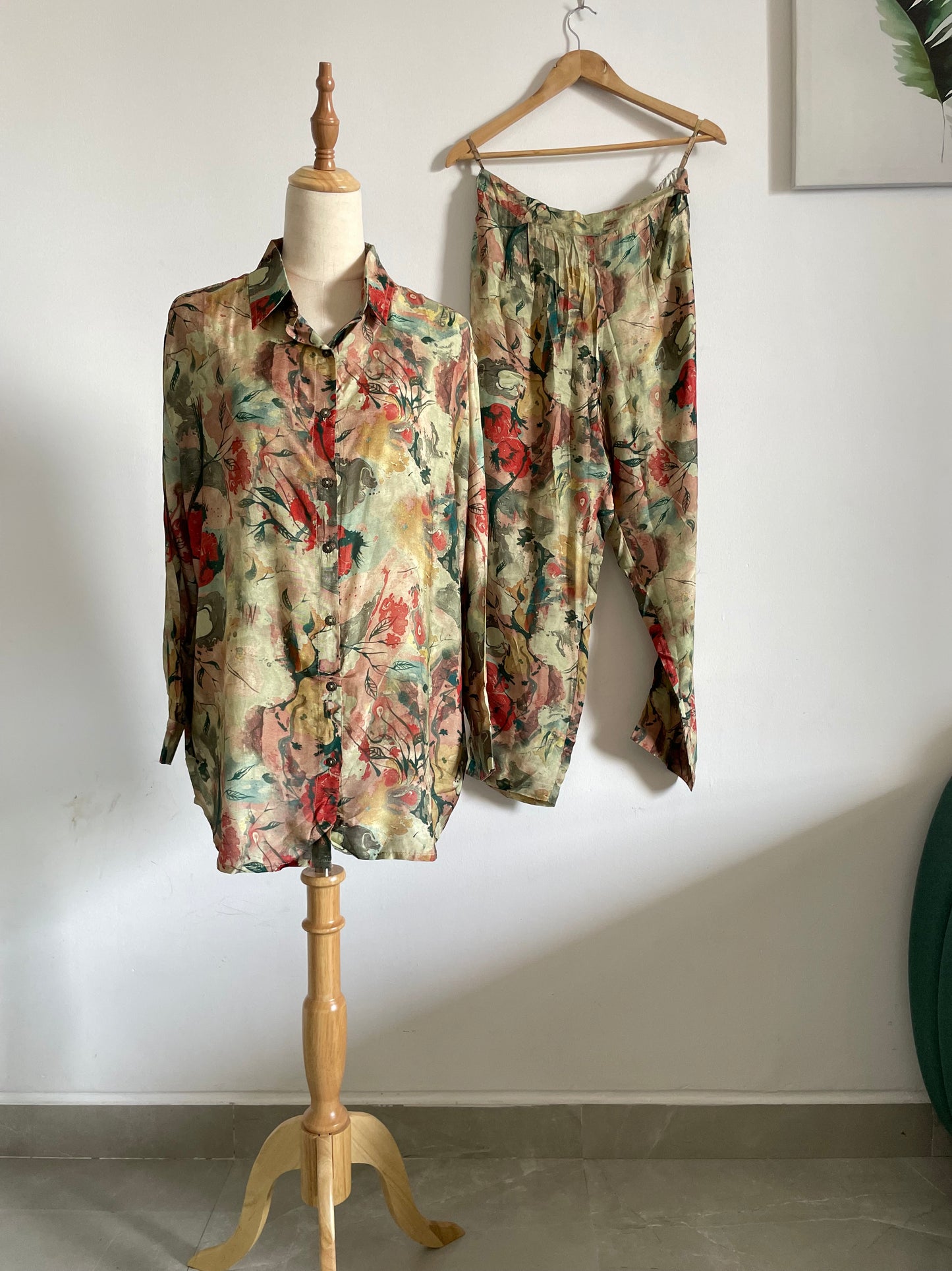 Premium Muslin silk Co-ord set