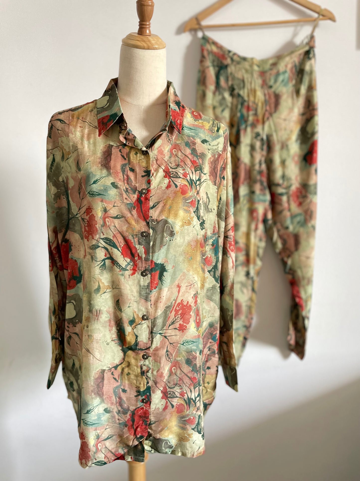 Premium Muslin silk Co-ord set