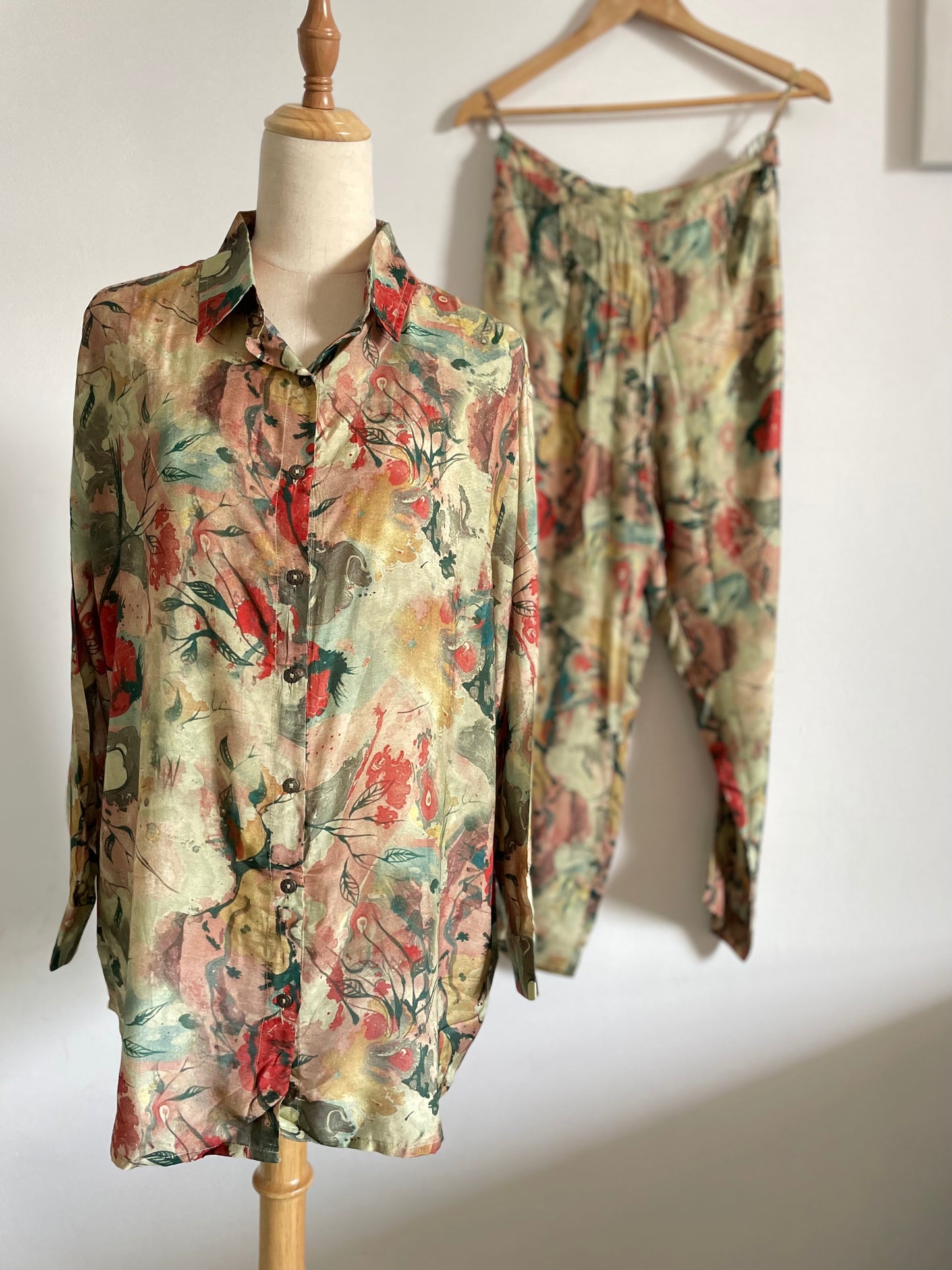 Premium Muslin silk Co-ord set