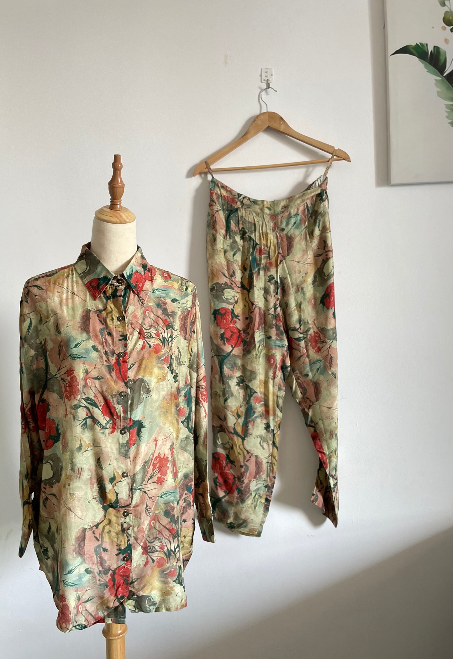 Premium Muslin silk Co-ord set