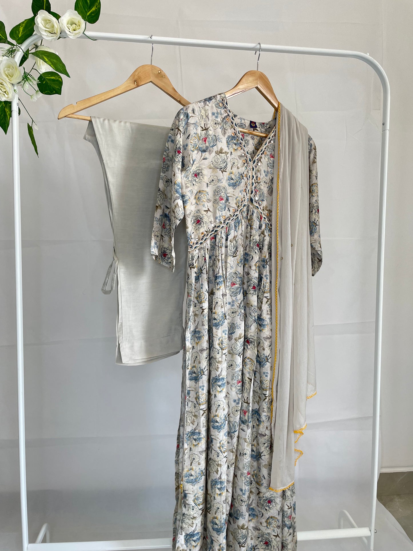 Muslin silk Aliya cut