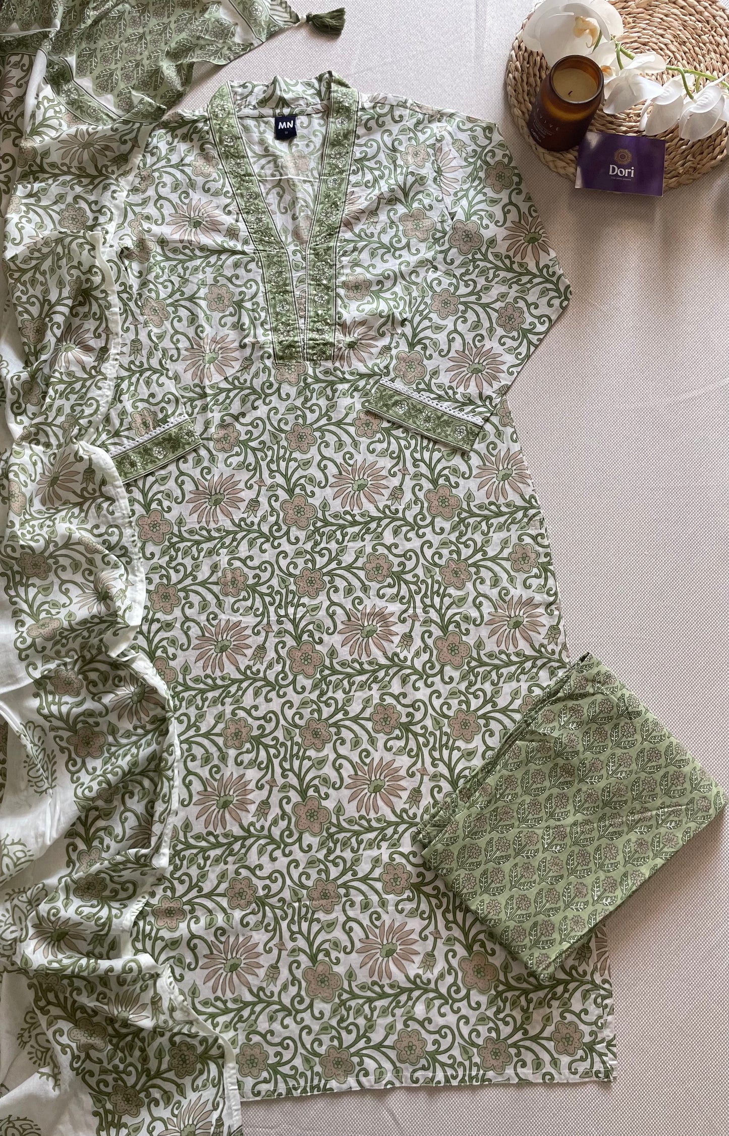 Mul cotton suit set