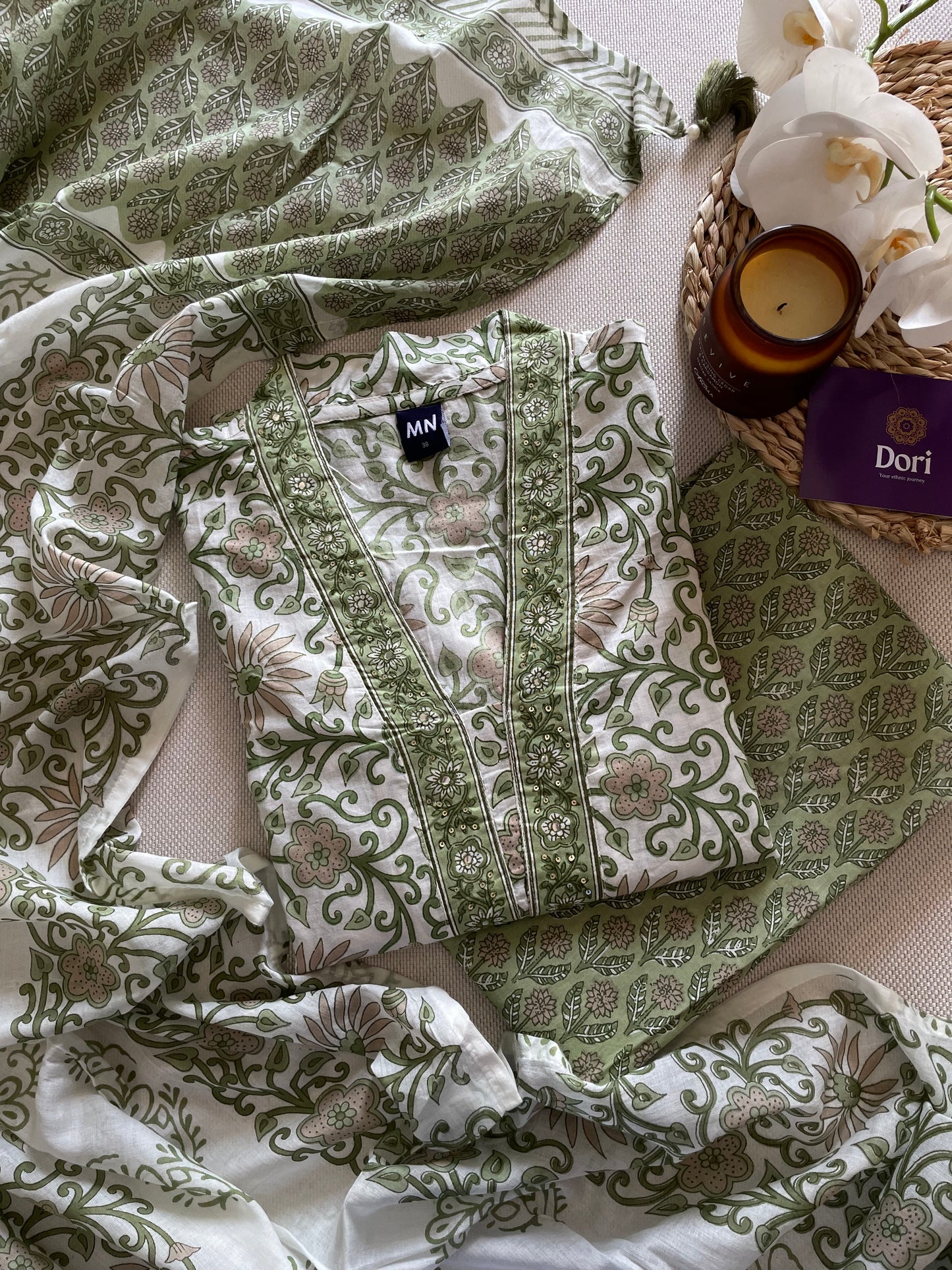 Mul cotton suit set