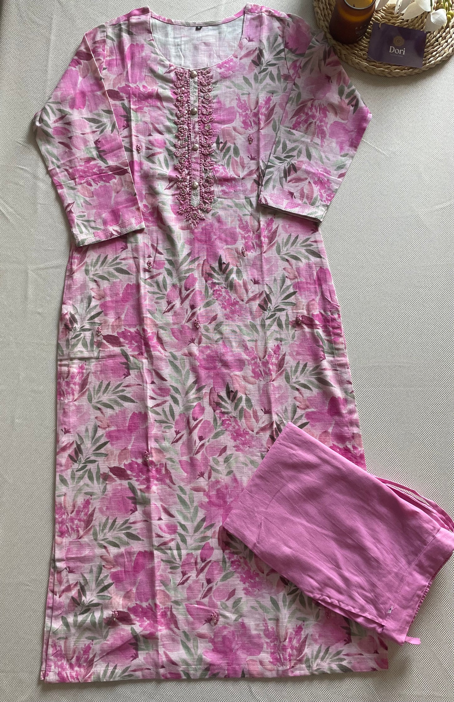 Linen pant set