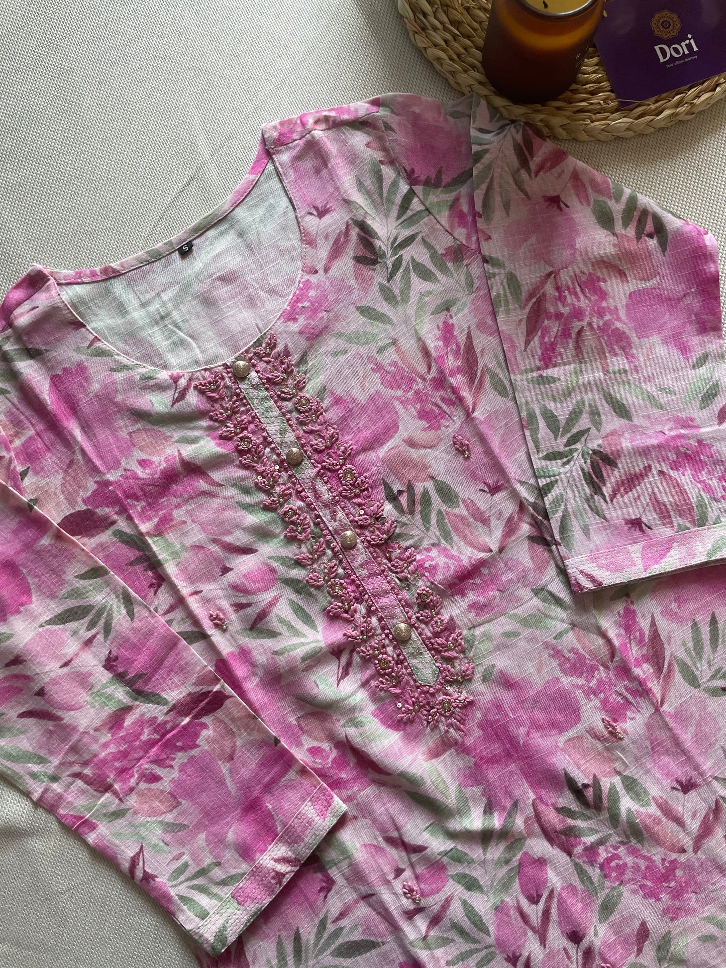 Linen pant set