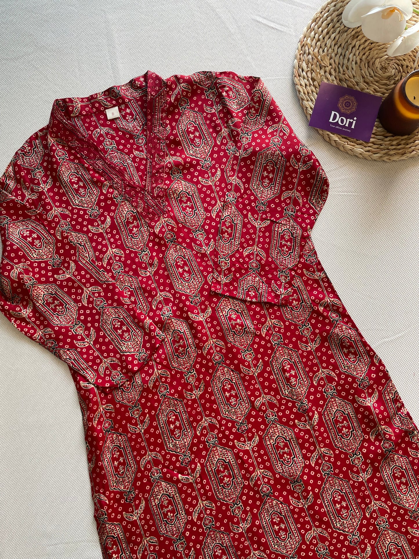 Crepe silk pant set