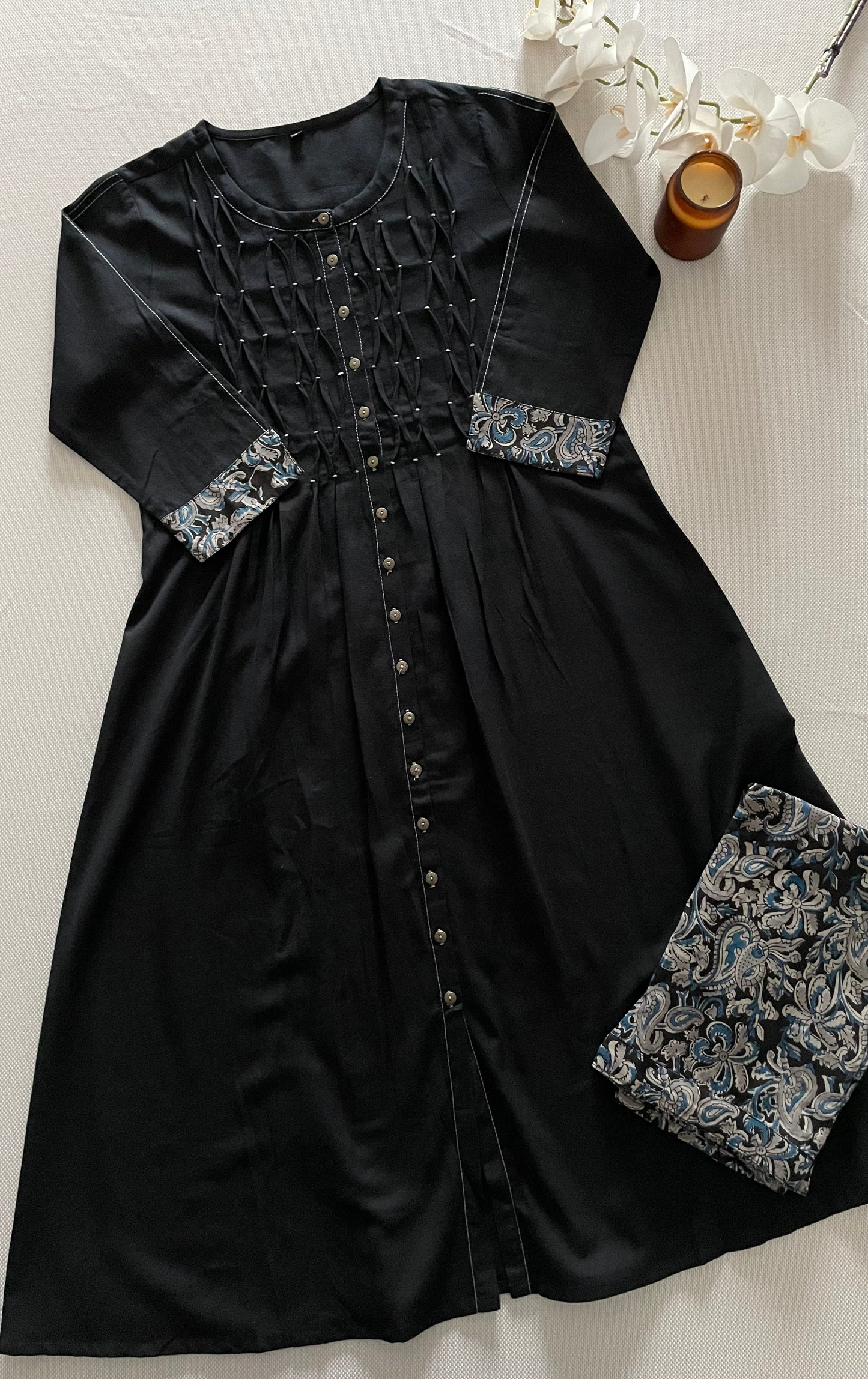 kalamkari printed suit set