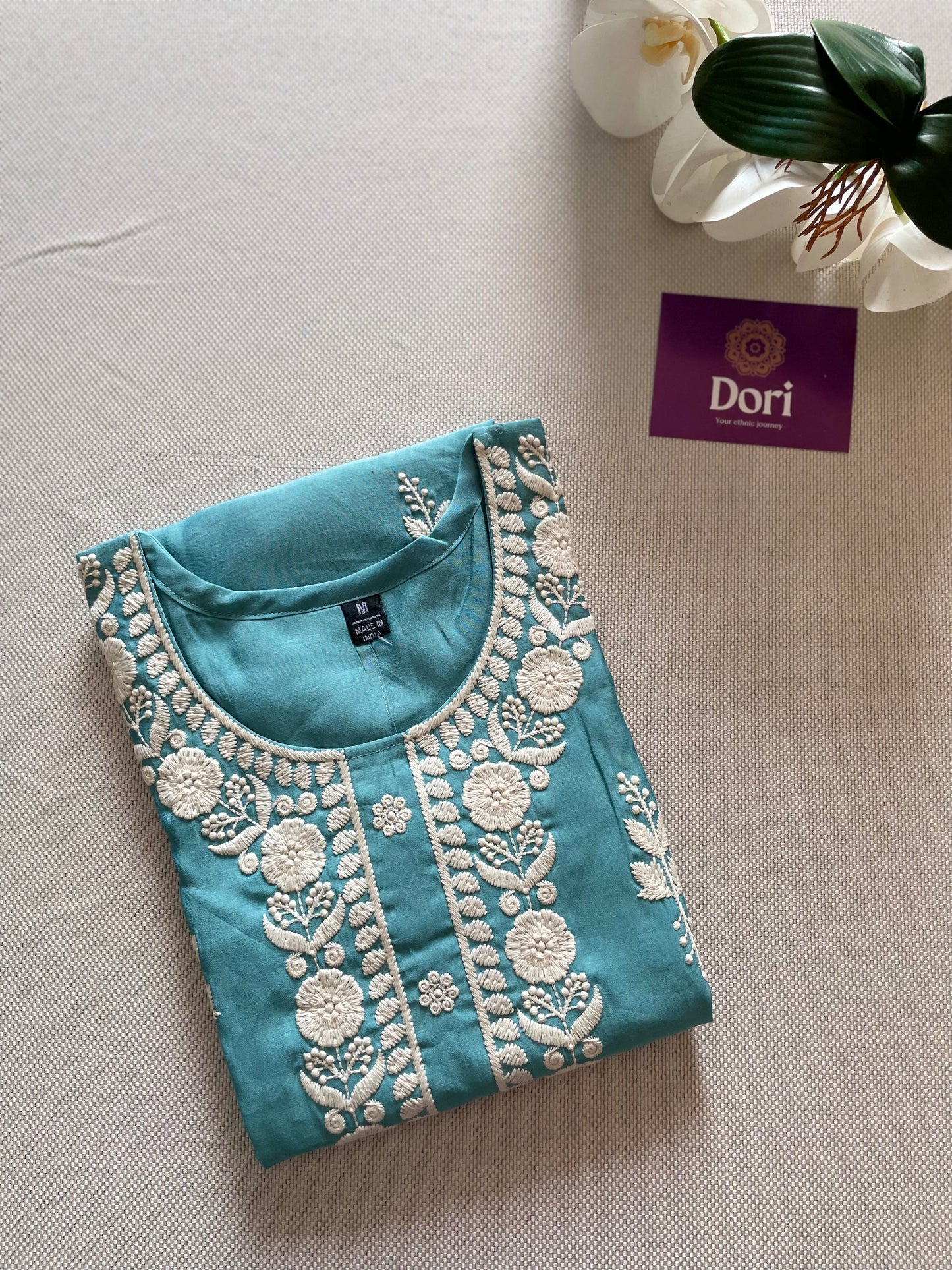 Muslin silk kurti
