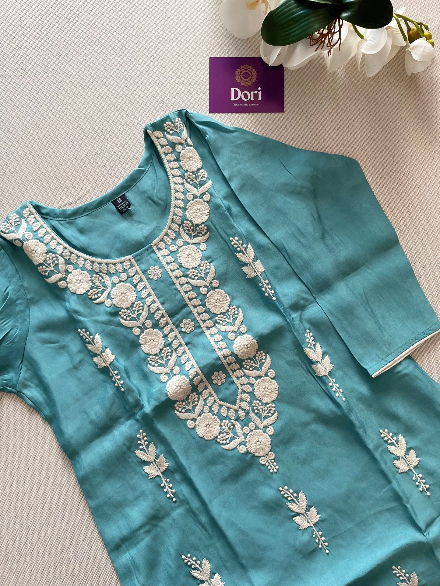 Muslin silk kurti