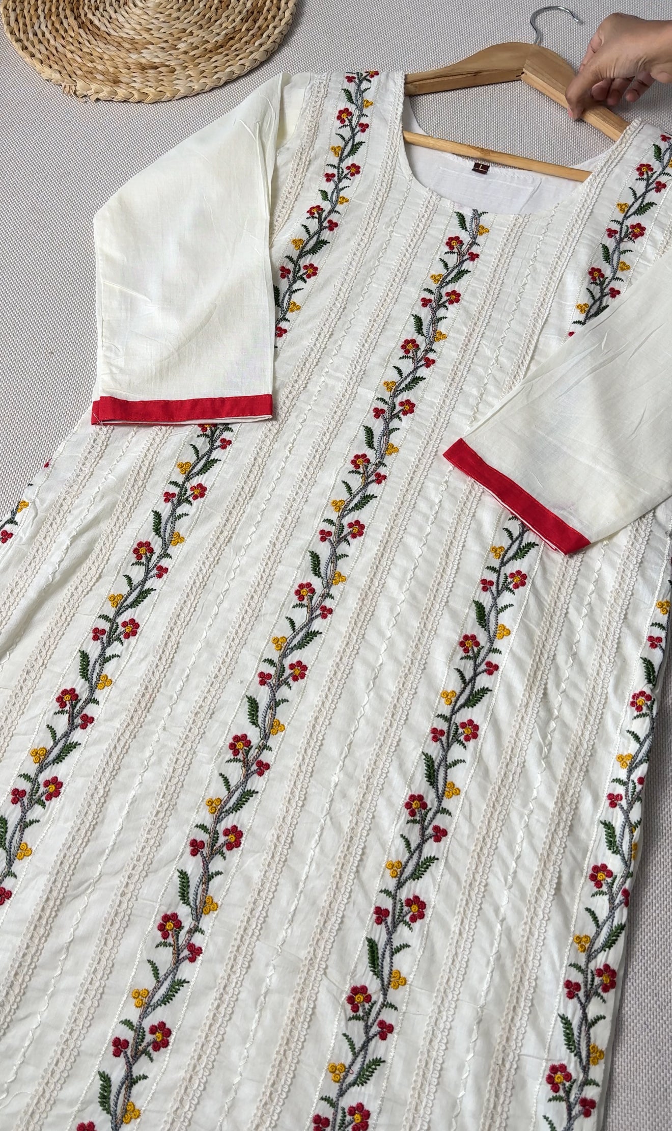 Embroidered suit