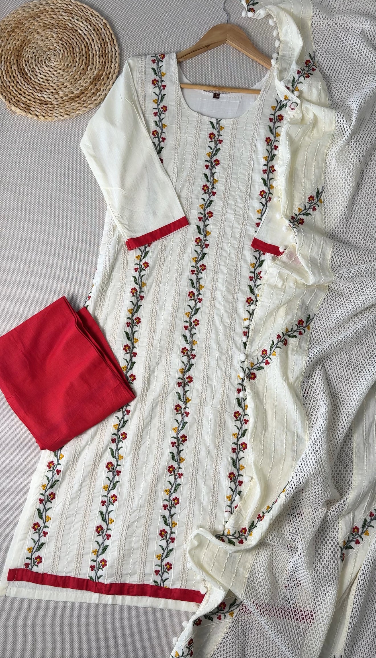 Embroidered suit