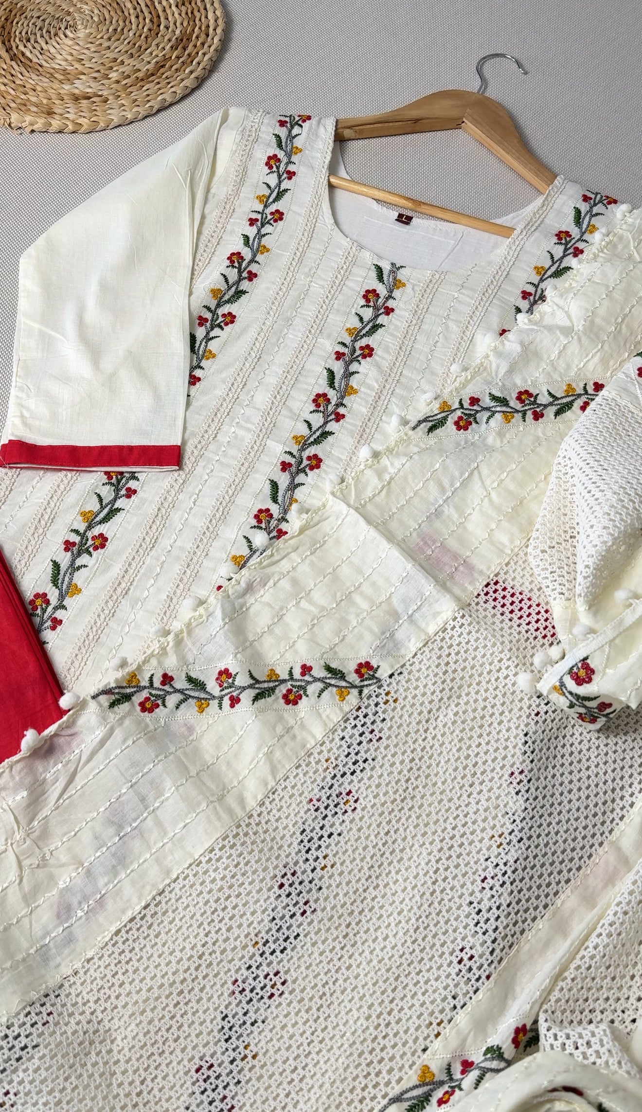 Embroidered suit