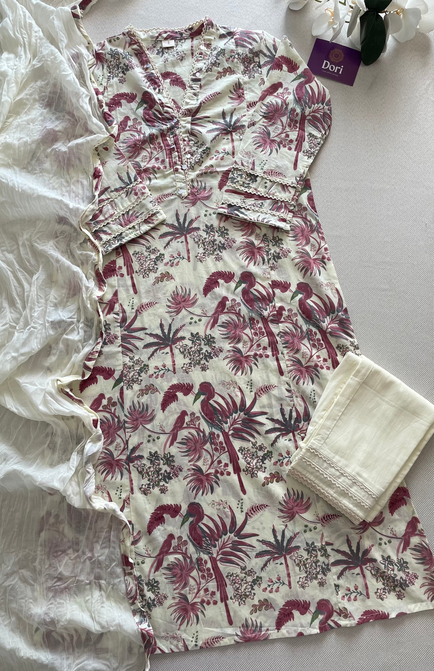 Pure cotton suit set