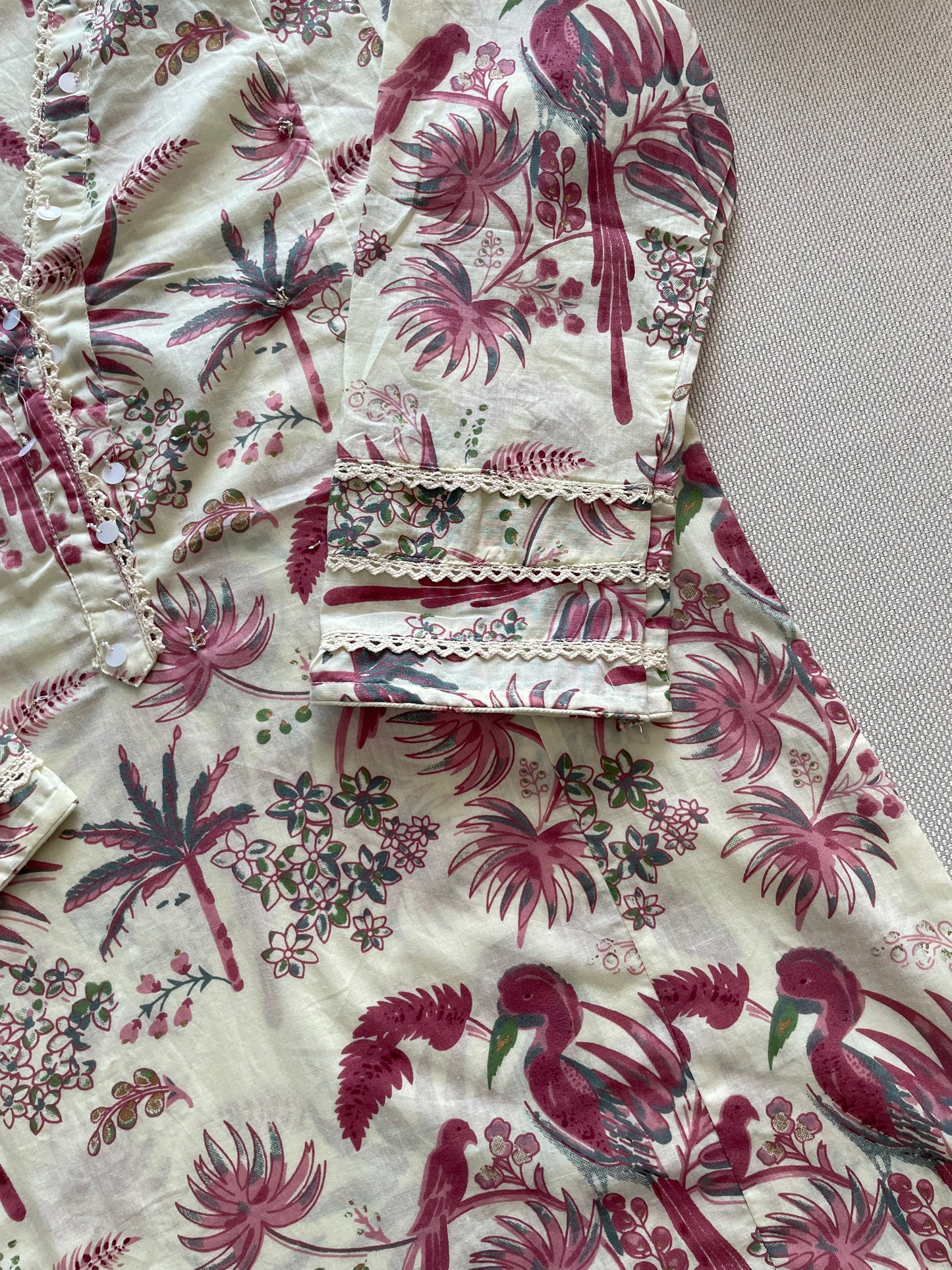 Pure cotton suit set
