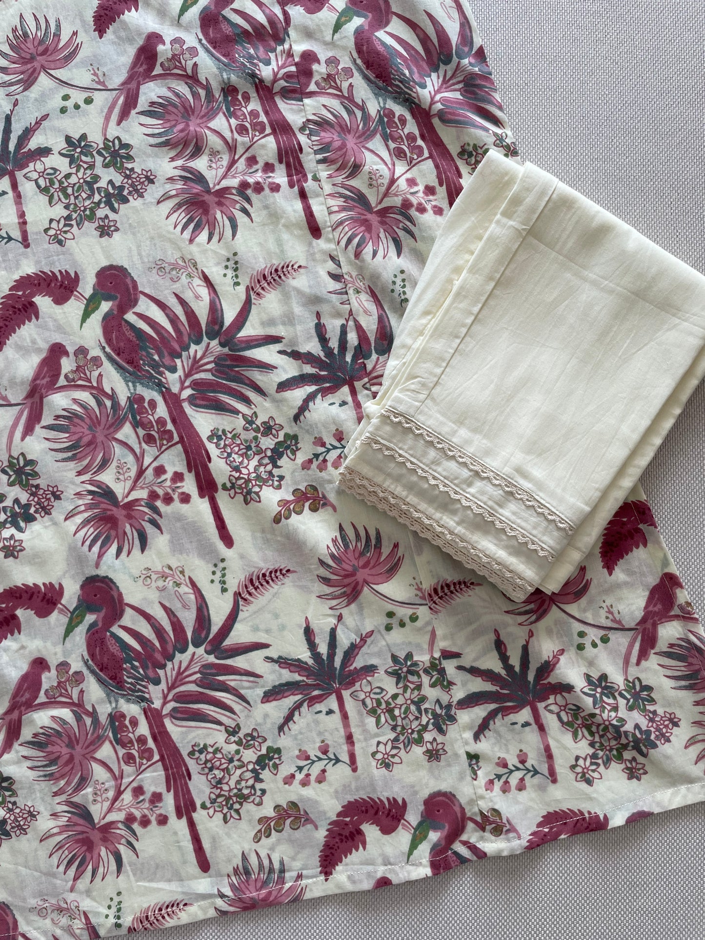 Pure cotton suit set