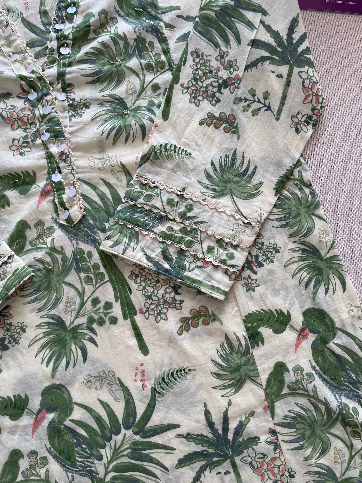 Pure cotton suit set