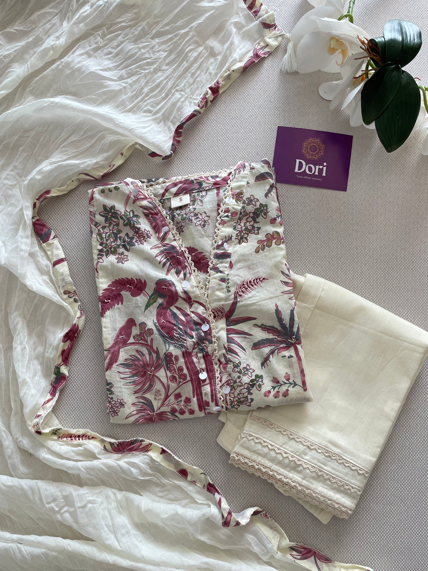 Pure cotton suit set
