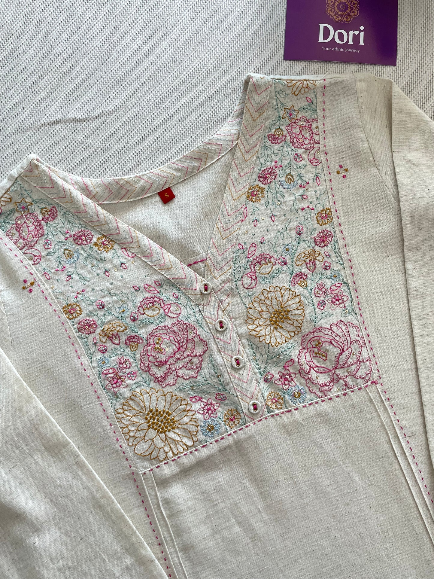 Floral embroidered Co-ord set