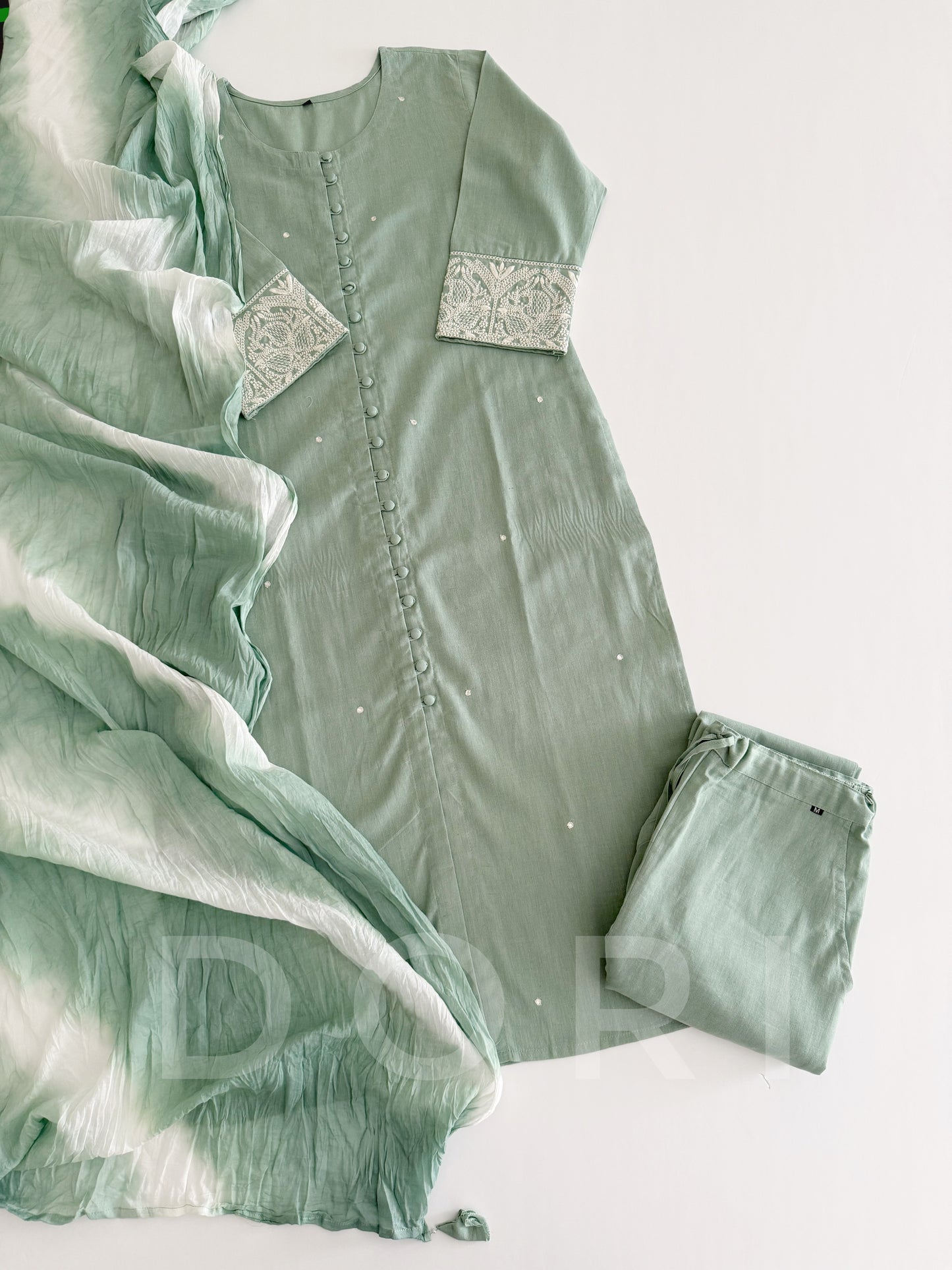 Mint green suit