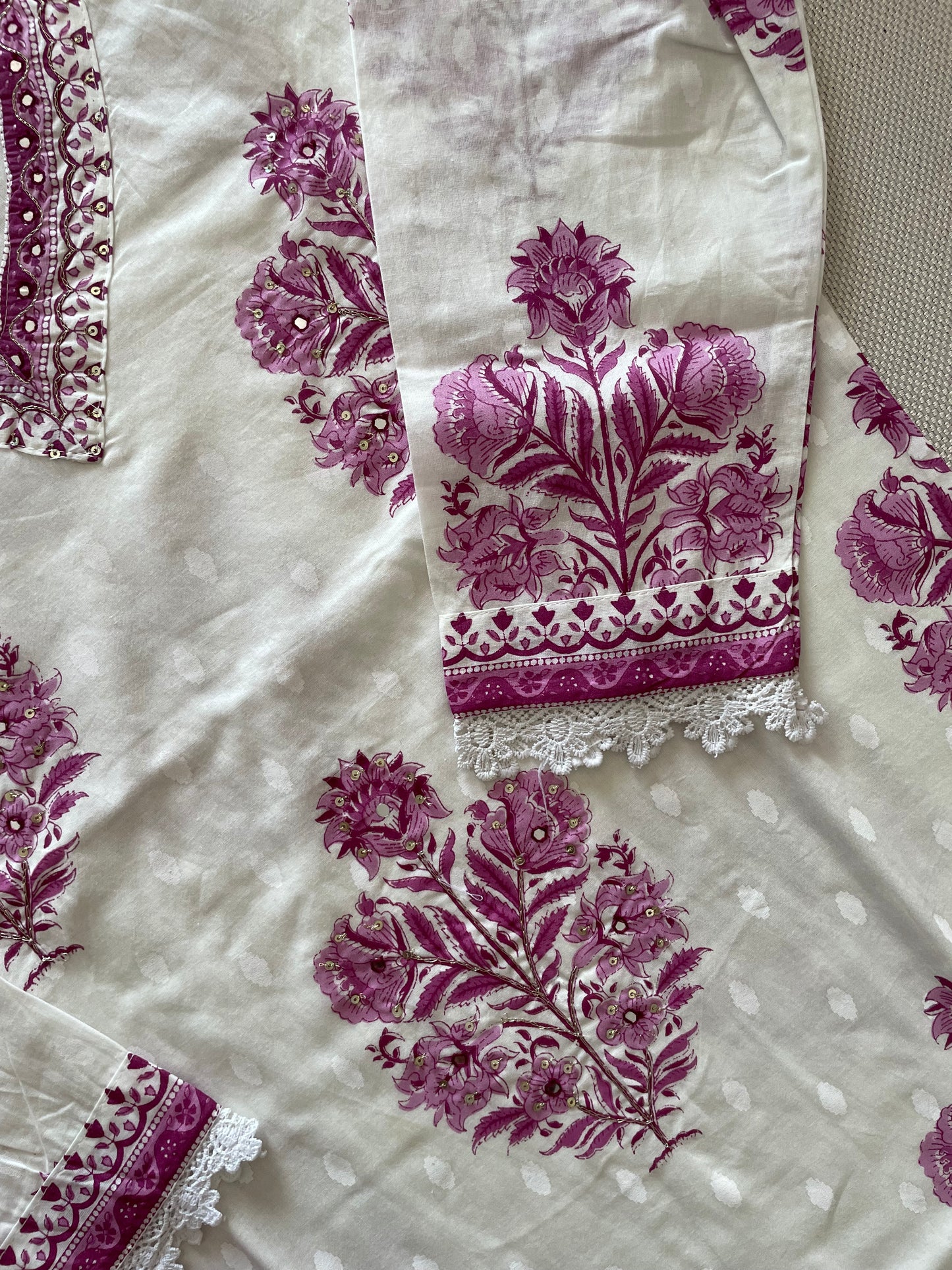 Eesha Mul cotton suit set