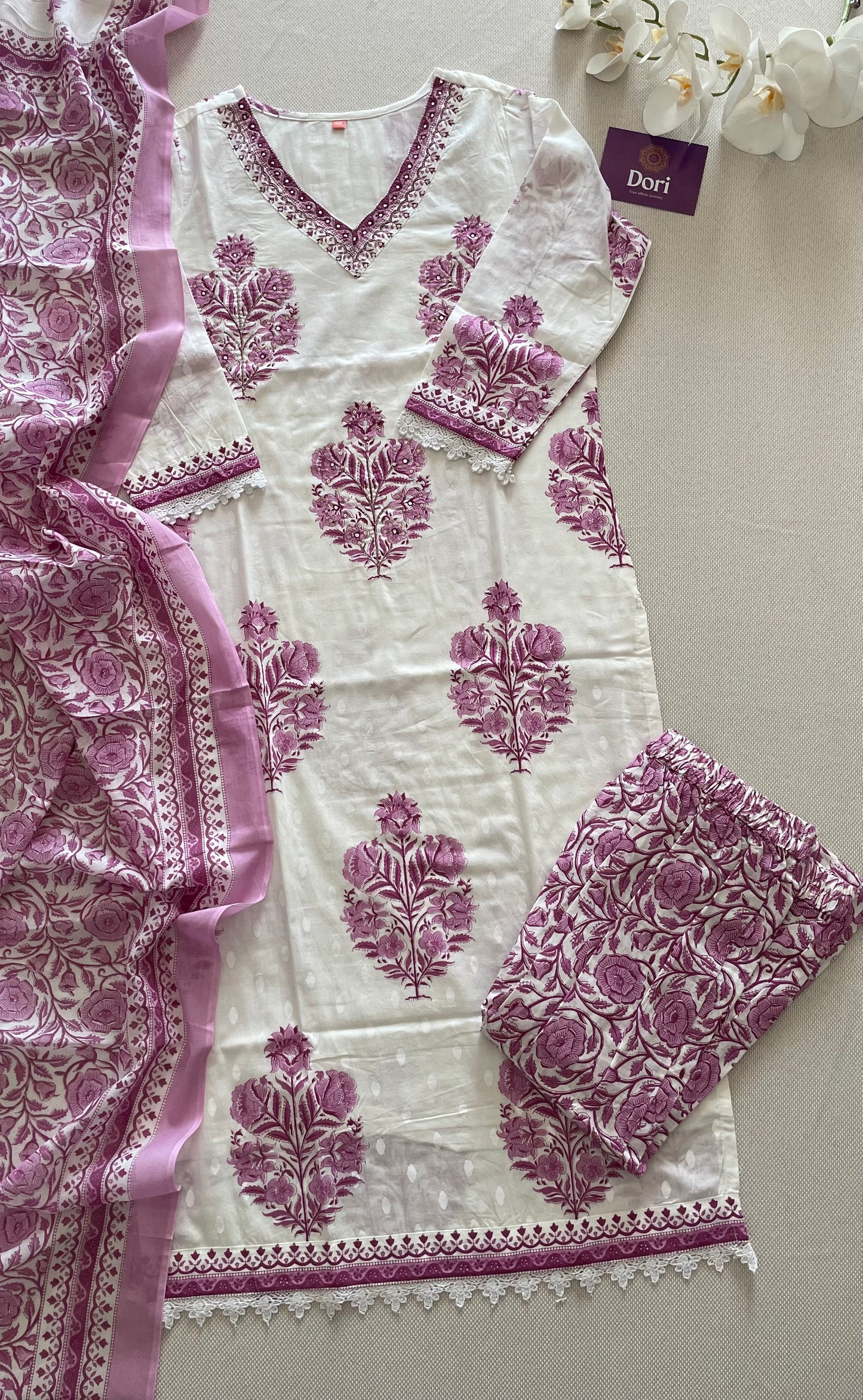 Eesha Mul cotton suit set