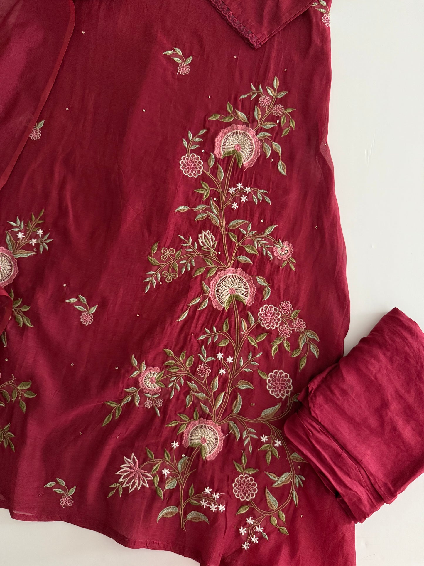 Mul Chanderi suit