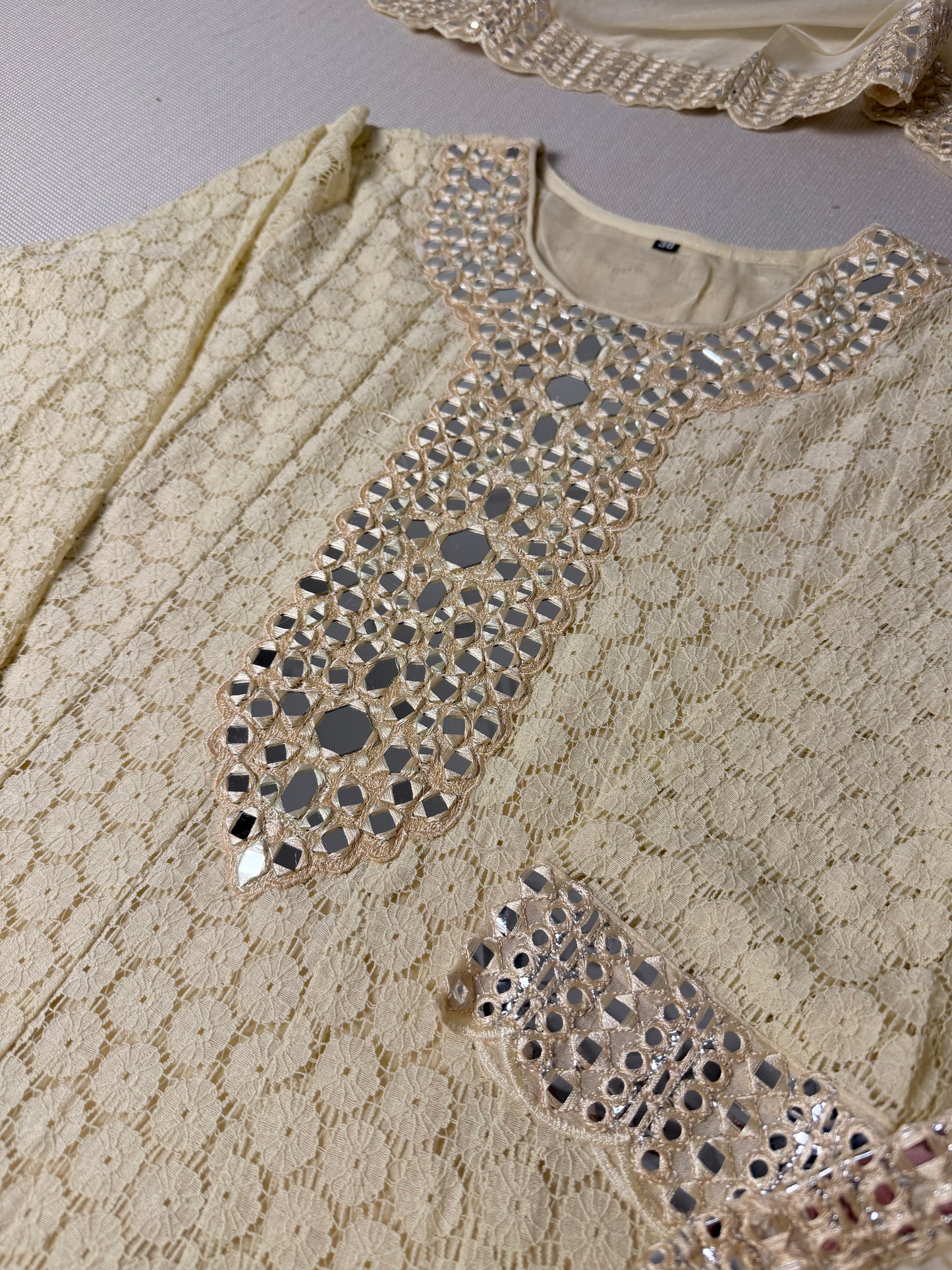 Misha Heavy mirror work Anarkali