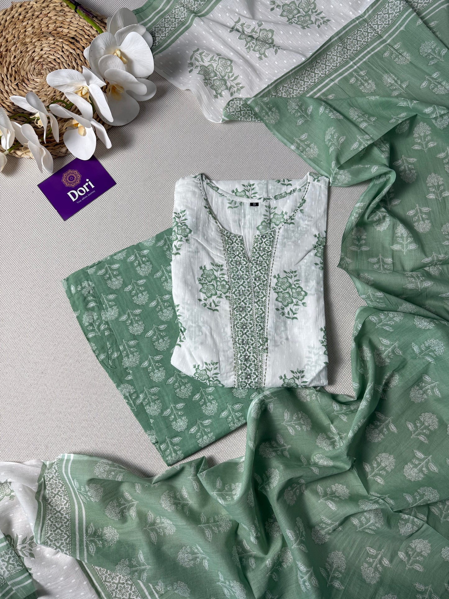 Amaira Mul cotton suit set