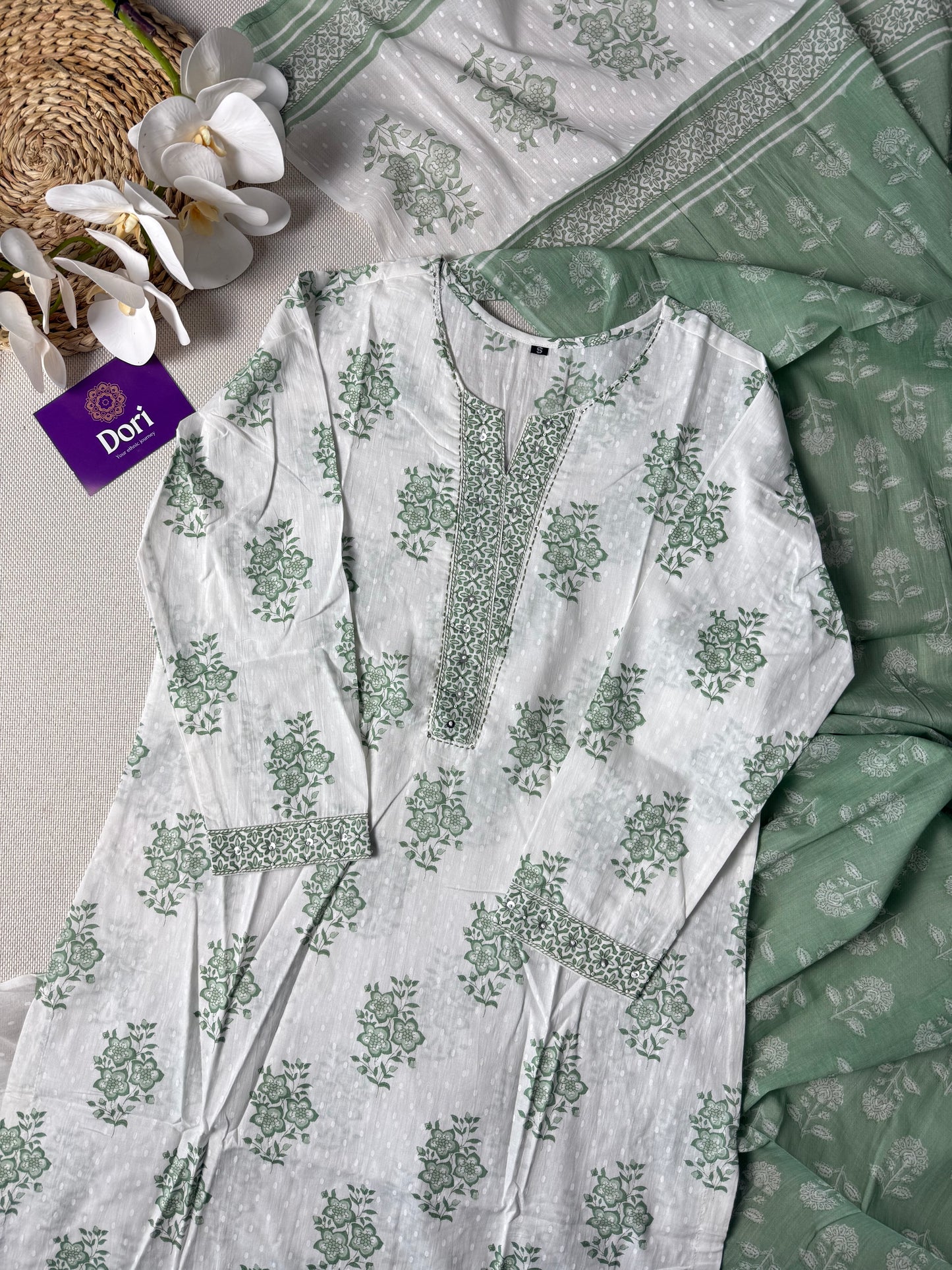 Amaira Mul cotton suit set