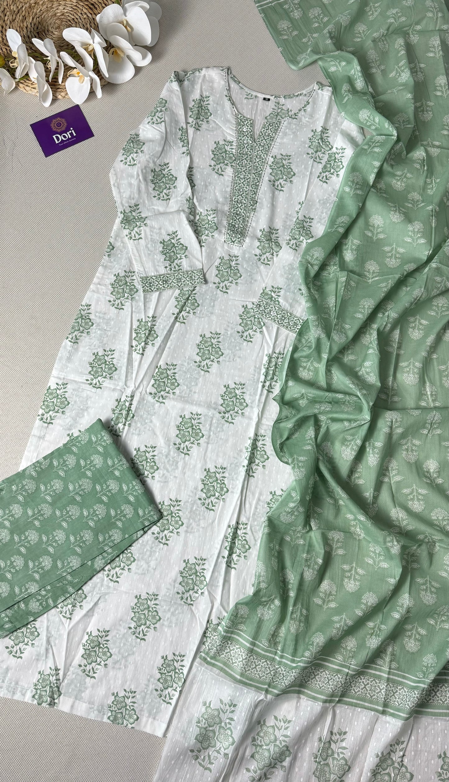 Amaira Mul cotton suit set