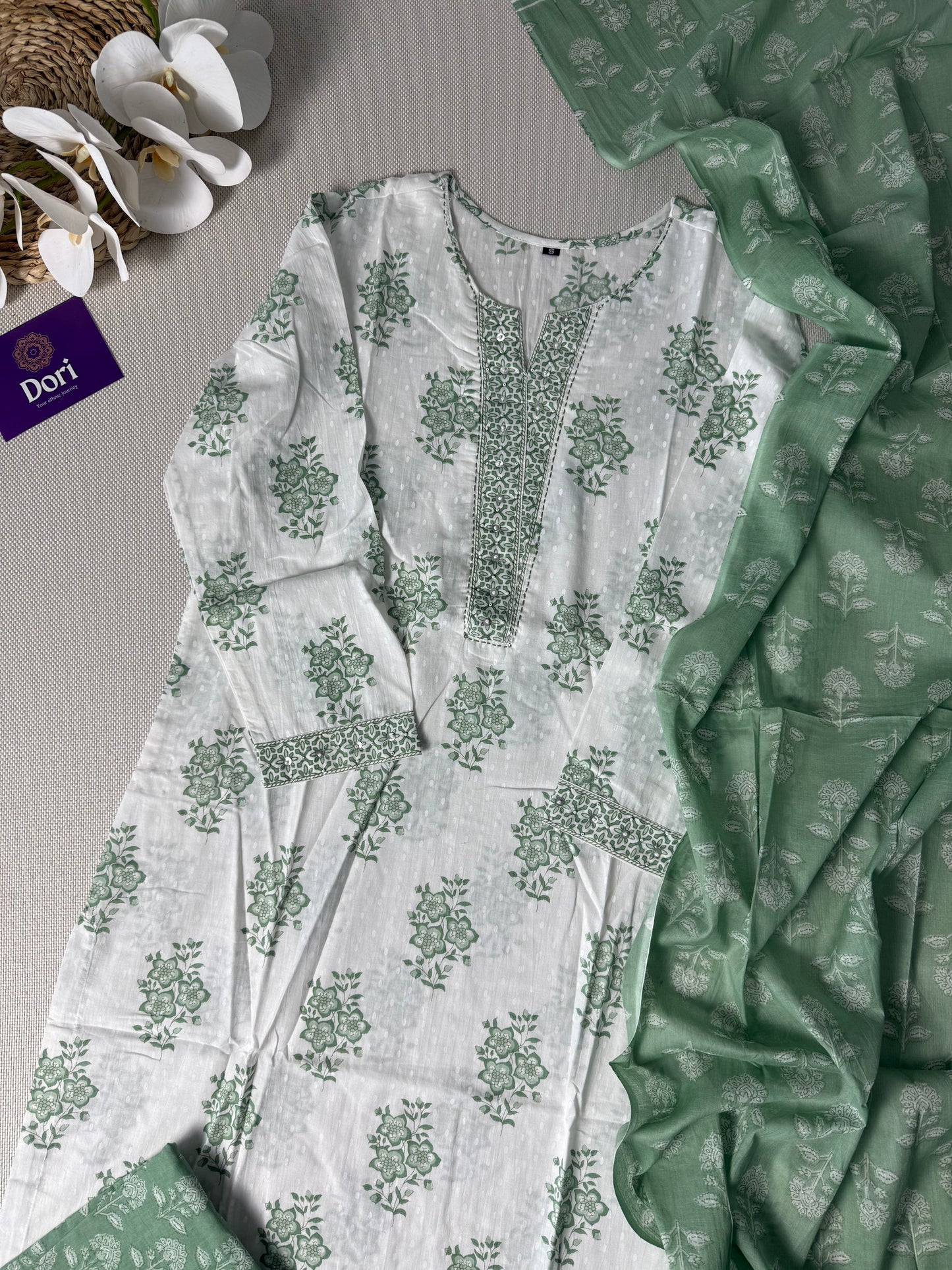 Amaira Mul cotton suit set
